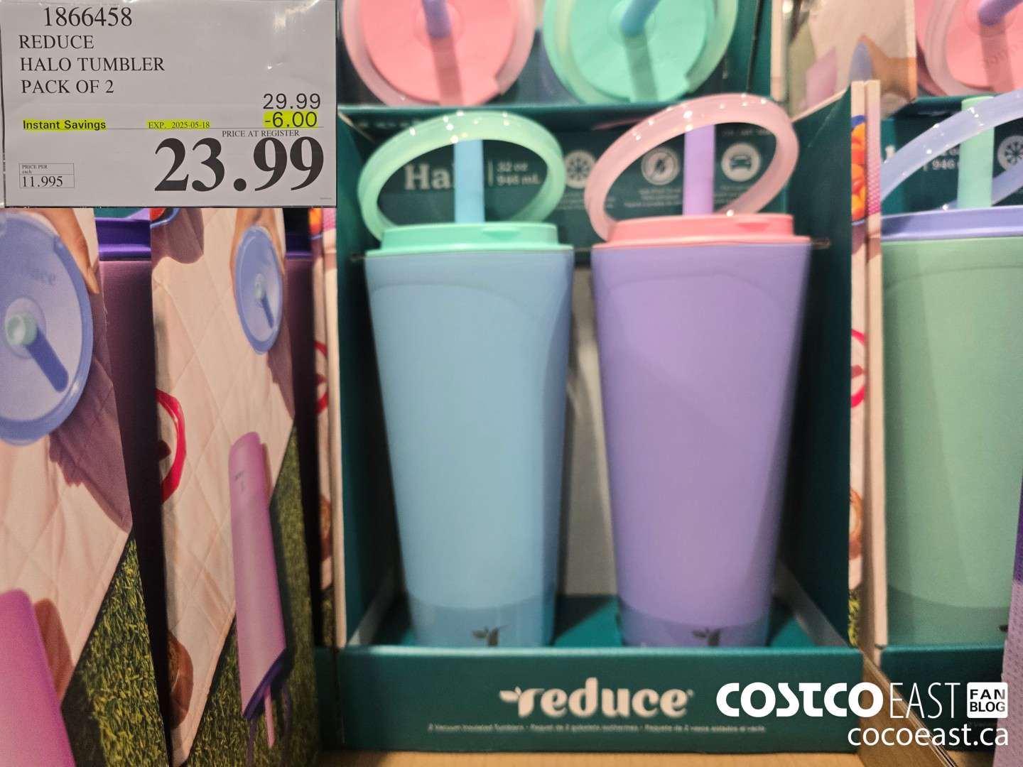 1866458 REDUCE HALO TUMBLER PACK OF 2 ($6.00 INSTANT SAVINGS EXPIRES ON 2025-05-18) $23.99