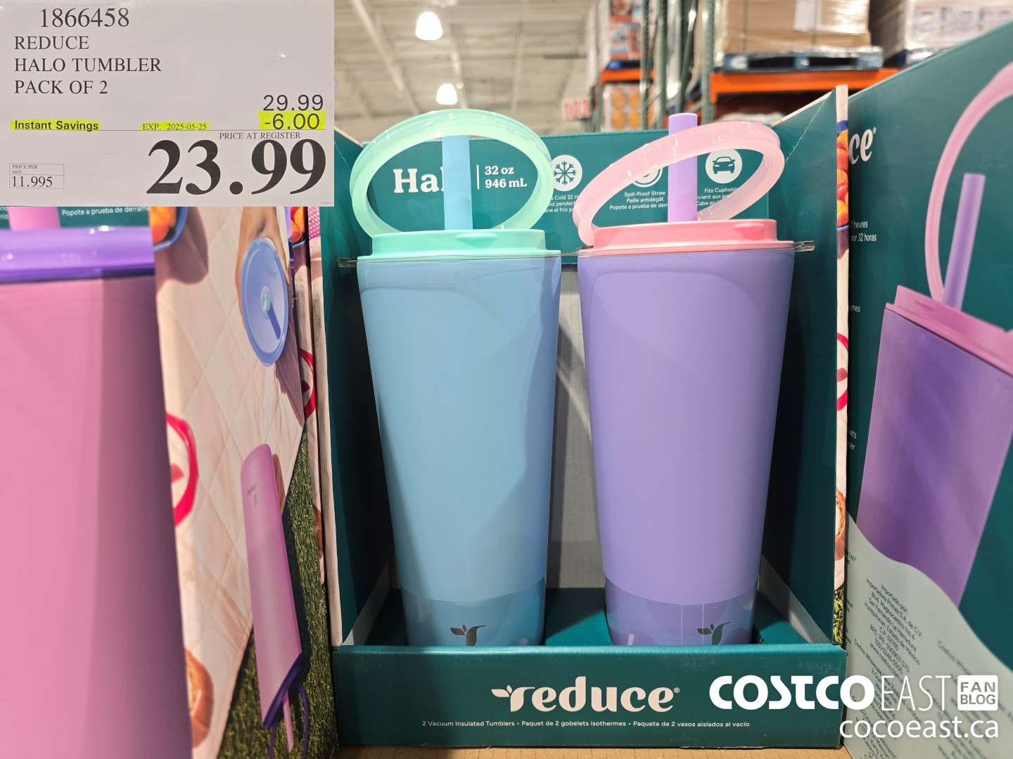 1866458 REDUCE HALO TUMBLER PACK OF 2 ($6.00 INSTANT SAVINGS EXPIRES ON 2025-05-25) $23.99
