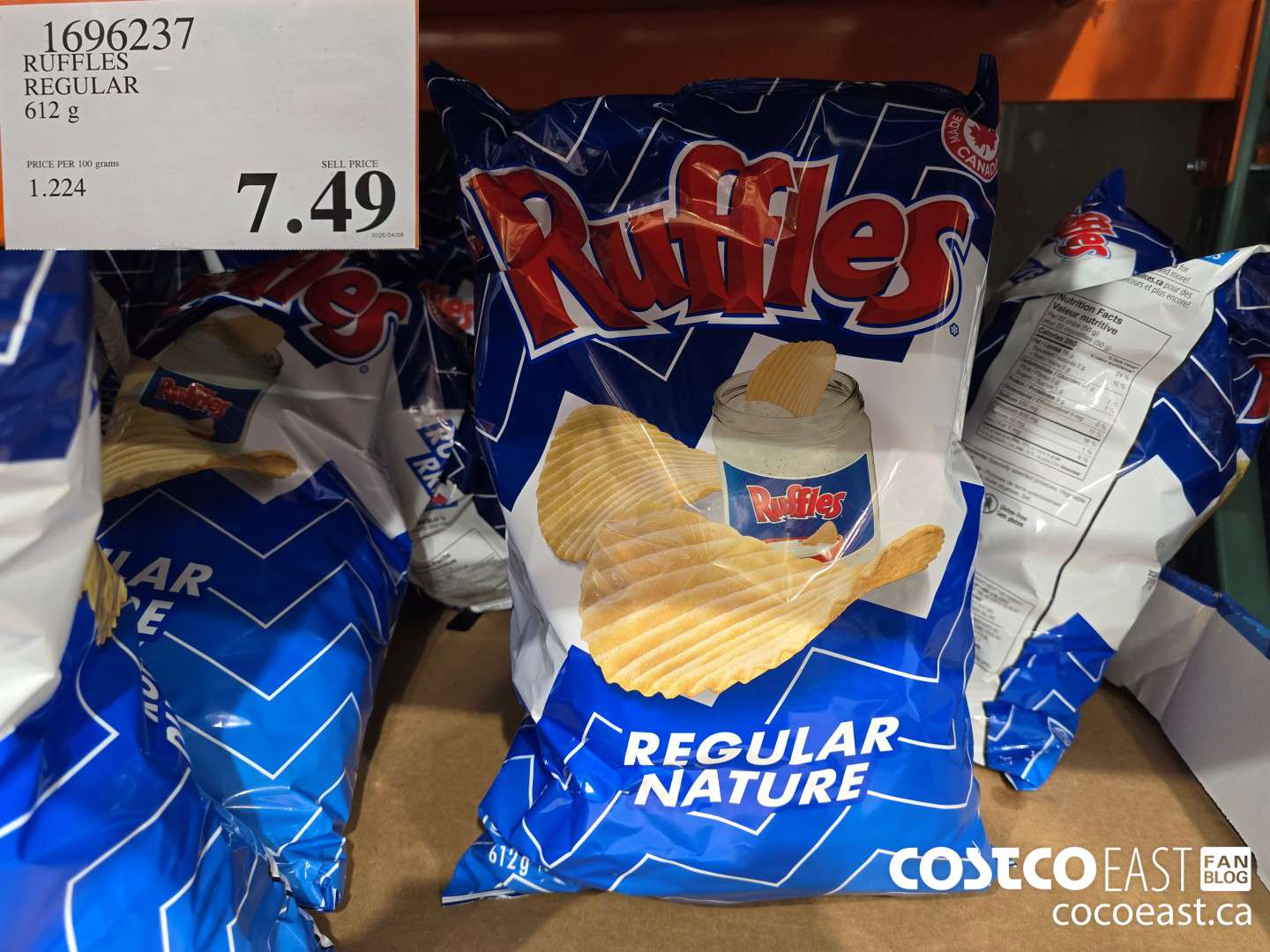 1696237 RUFFLES REGULAR 612 G $7.49
