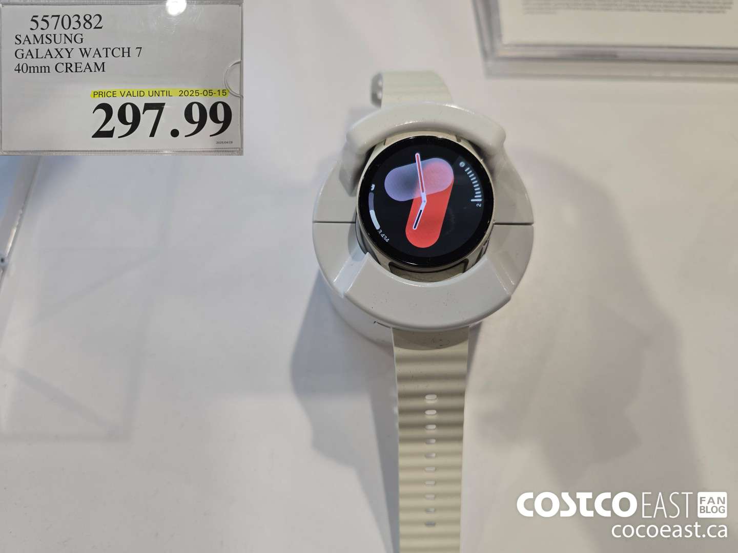 5570382 SAMSUNG GALAXY WATCH 7 40mm CREAM $297.99