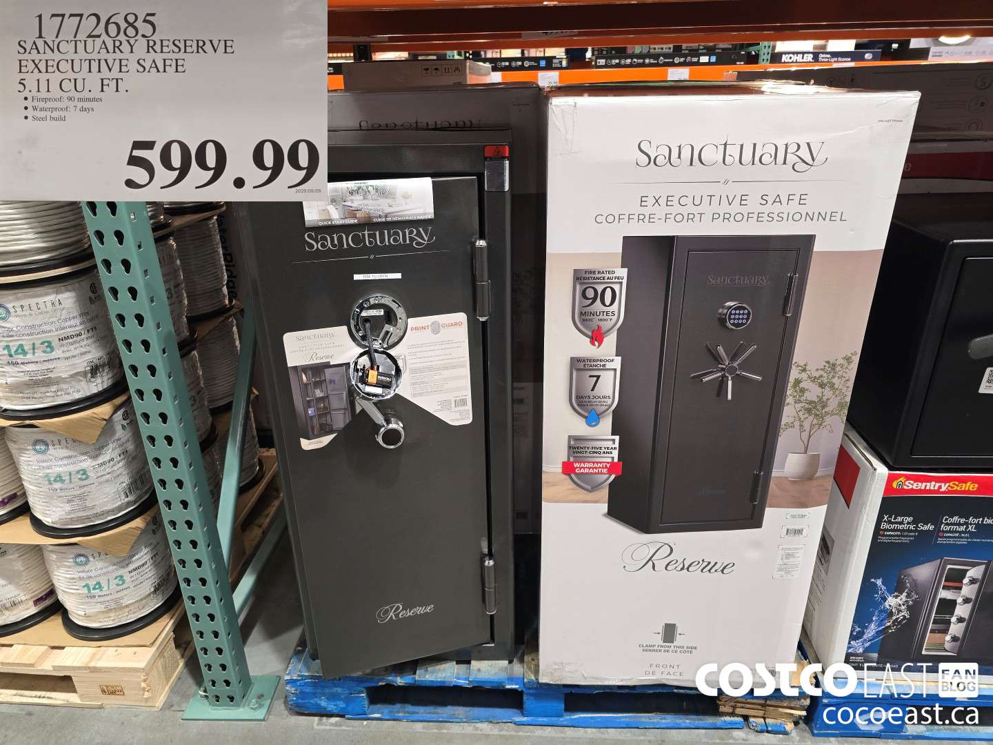 1772685 SANCTUARY RESERVE EXECUTIVE SAFE 5.11 CU. FT. $599.99