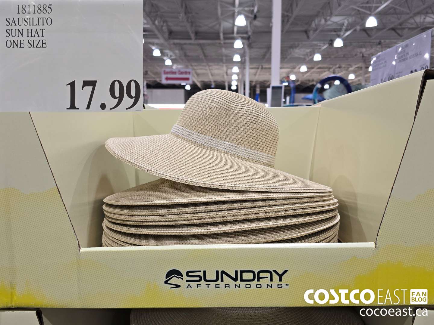 1811885 SAUSILITO SUN HAT ONE SIZE $17.99