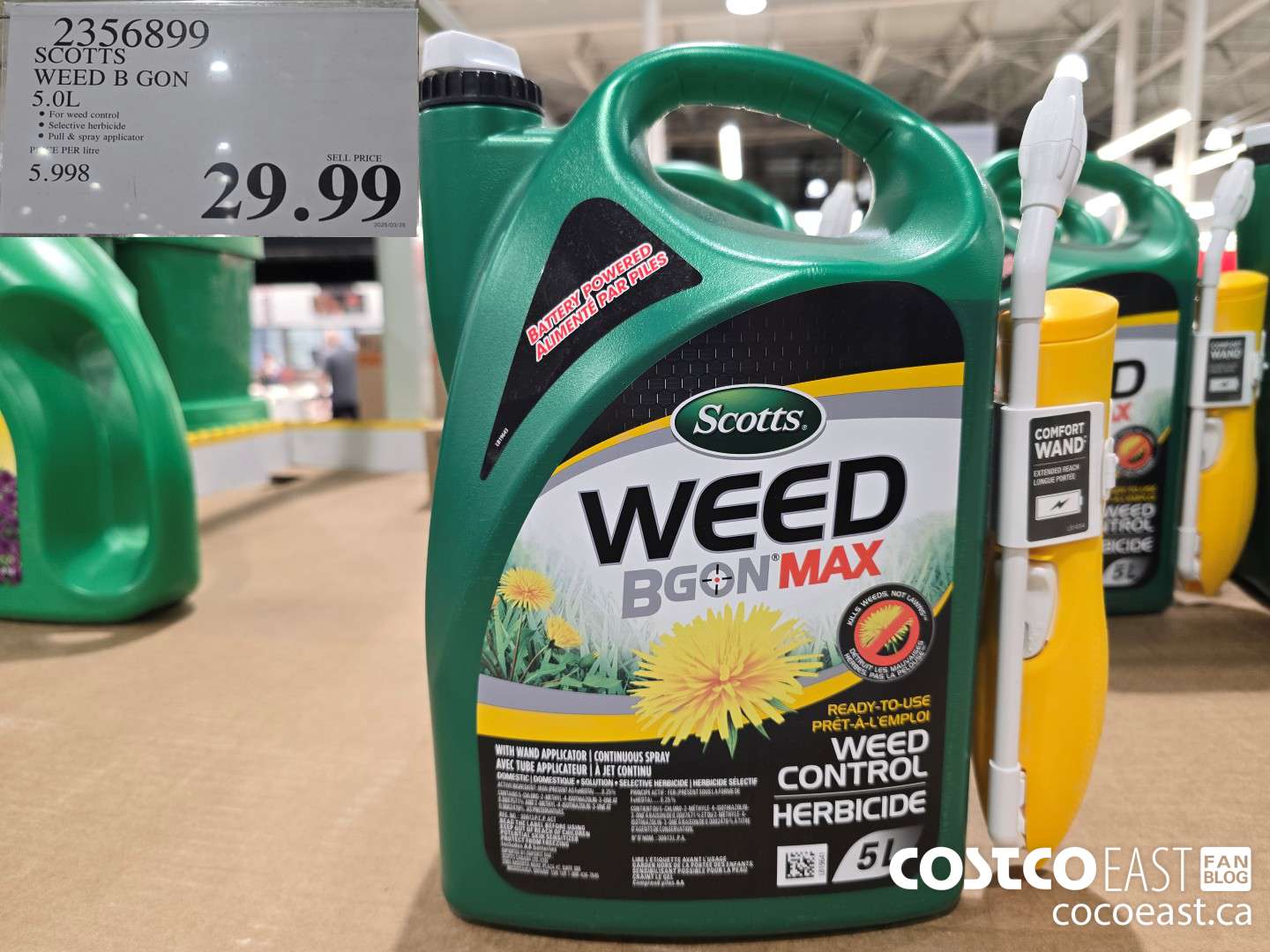 2356899 SCOTTS WEED B GON 5.0 L $29.99