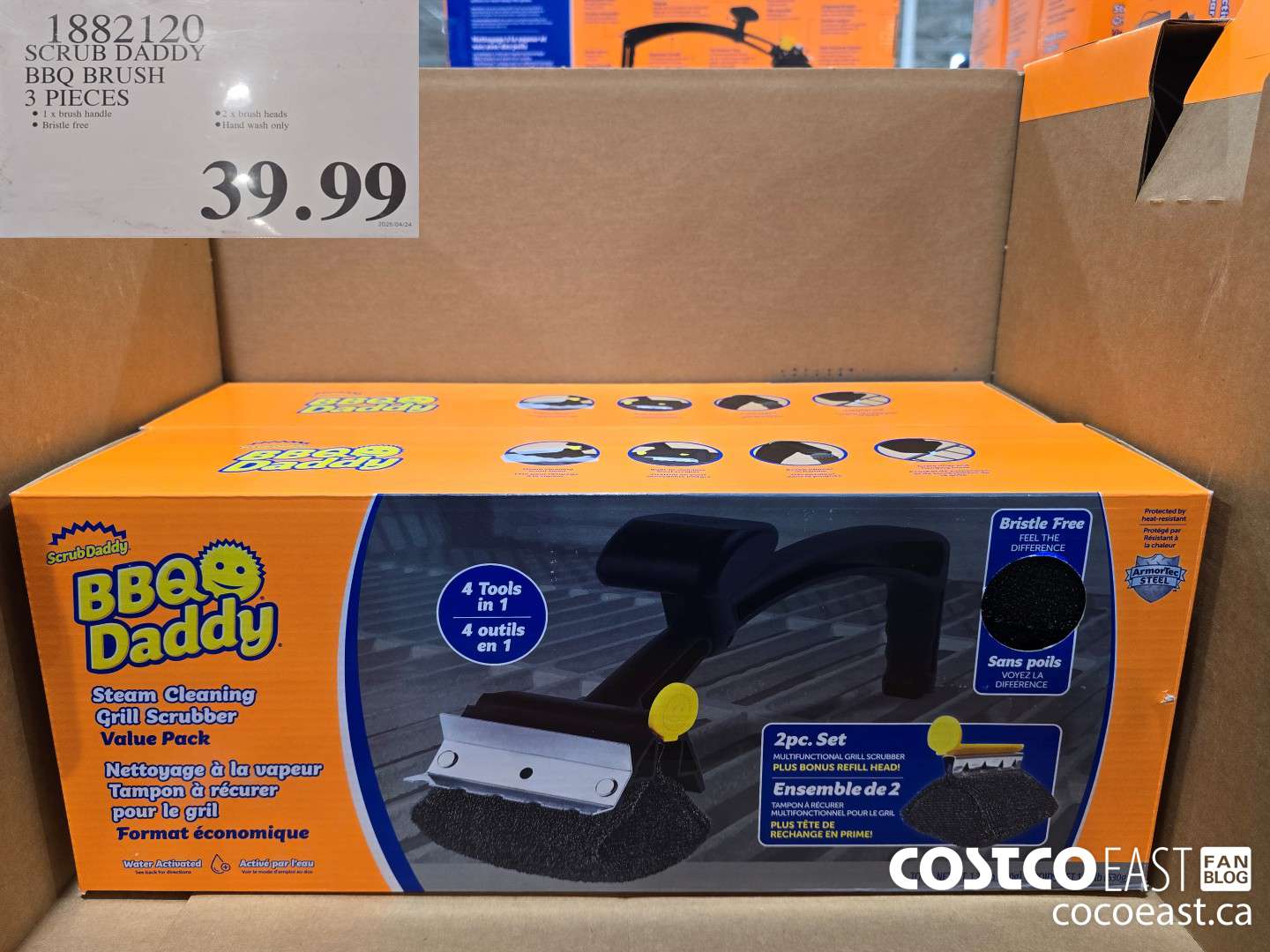 1882120 SCRUB DADDY BBQ BRUSH 3 PIECES $39.99