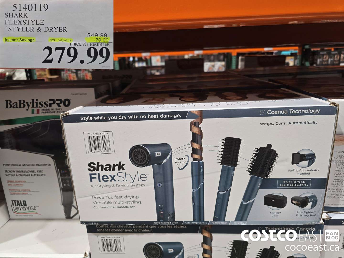 5140119 SHARK FLEXSTYLE STYLER & DRYER ($70.00 INSTANT SAVINGS EXPIRES ON 2025-05-18) $279.99
