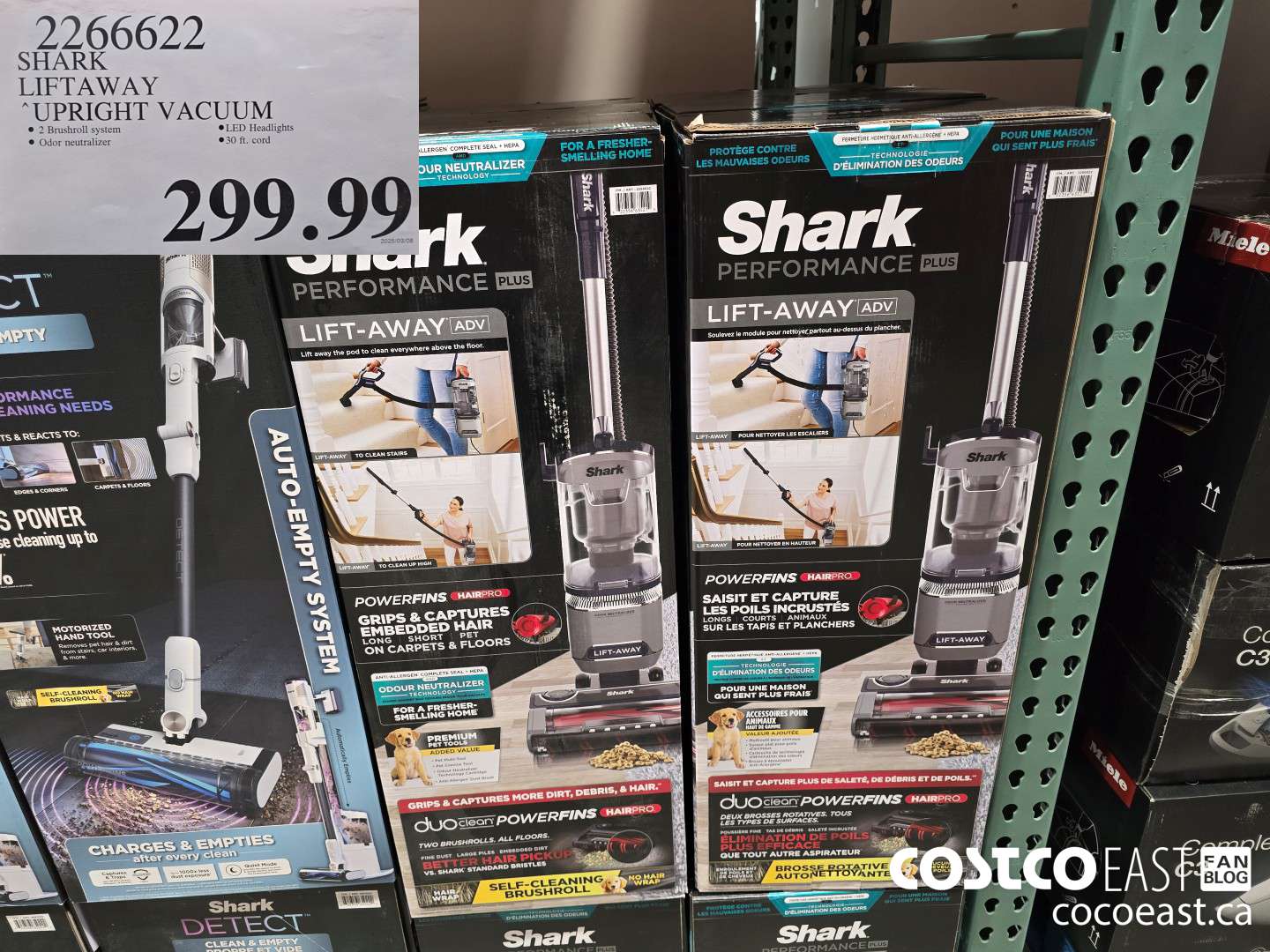 2266622 SHARK LIFTAWAY UPRIGHT VACUUM $299.99