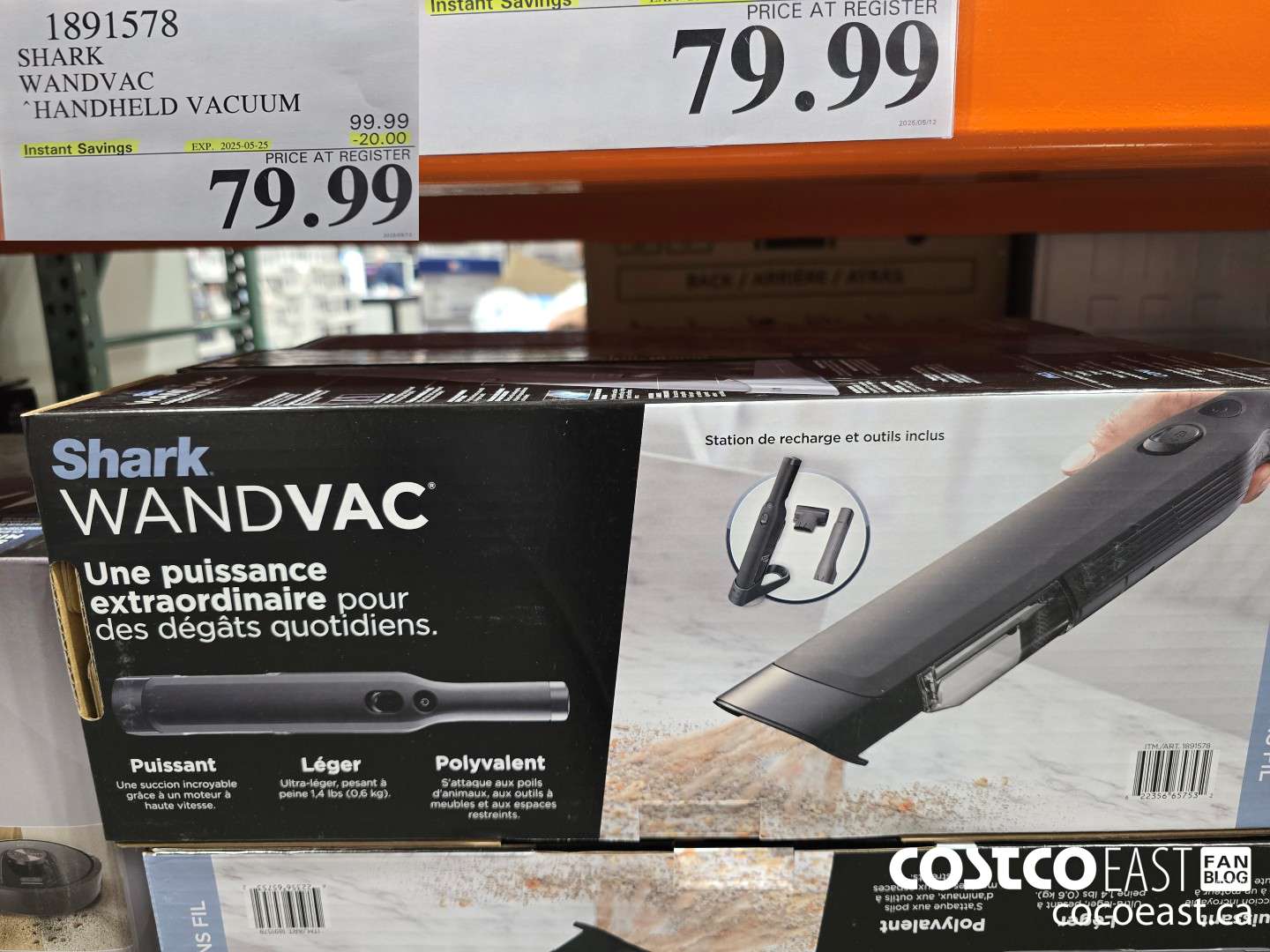 1891578 SHARK WANDVAC HANDHELD VACUUM ($20.00 INSTANT SAVINGS EXPIRES ON 2025-05-25) $79.99