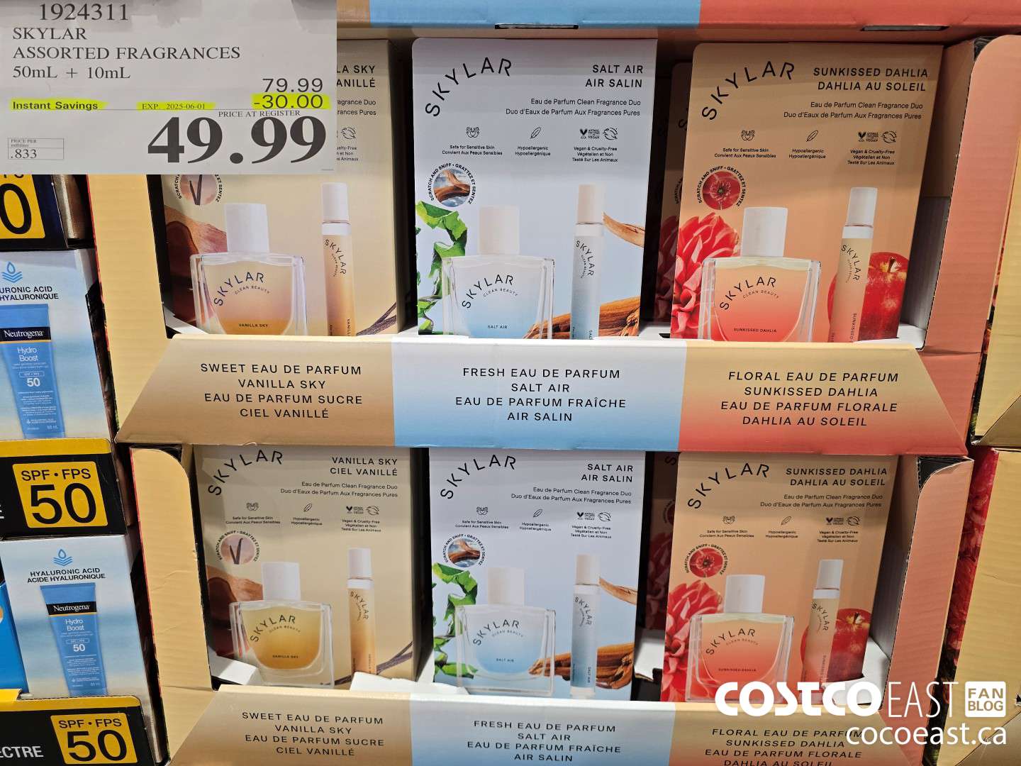 1924311 SKYLAR ASSORTED FRAGRANCES 500mL + 10mL ($30.00 INSTANT SAVINGS EXPIRES ON 2025-06-01) $49.99