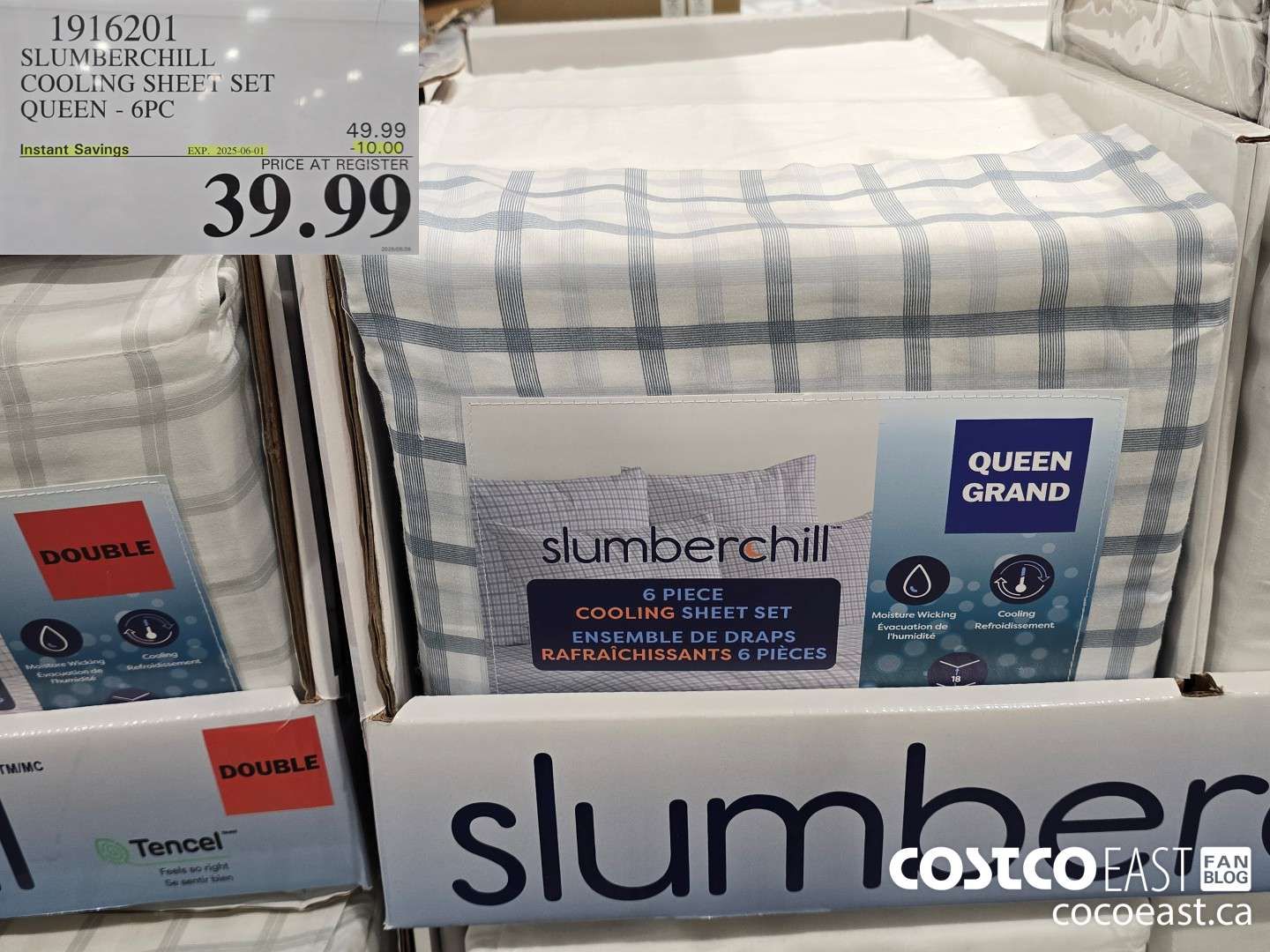 1916201 SLUMBERCHILL COOLING SHEET SET QUEEN - 6 PC ($10.00 INSTANT SAVINGS EXPIRES ON 2025-06-01) $39.99