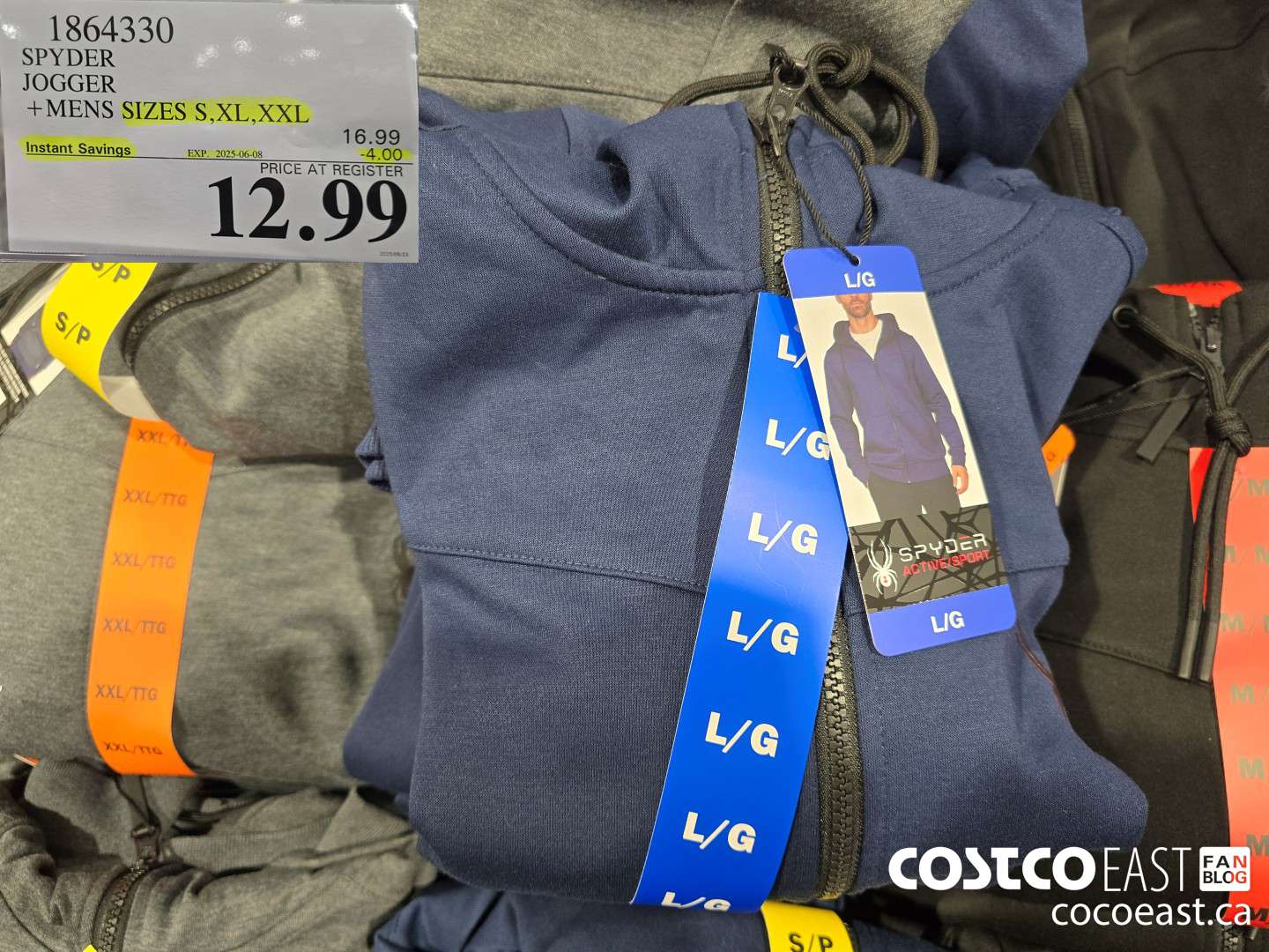 1864330 SPYDER - JOGGER +MENS SIZES S,XL,XXL ($4.00 INSTANT SAVINGS EXPIRES ON 2025-06-08) $12.99