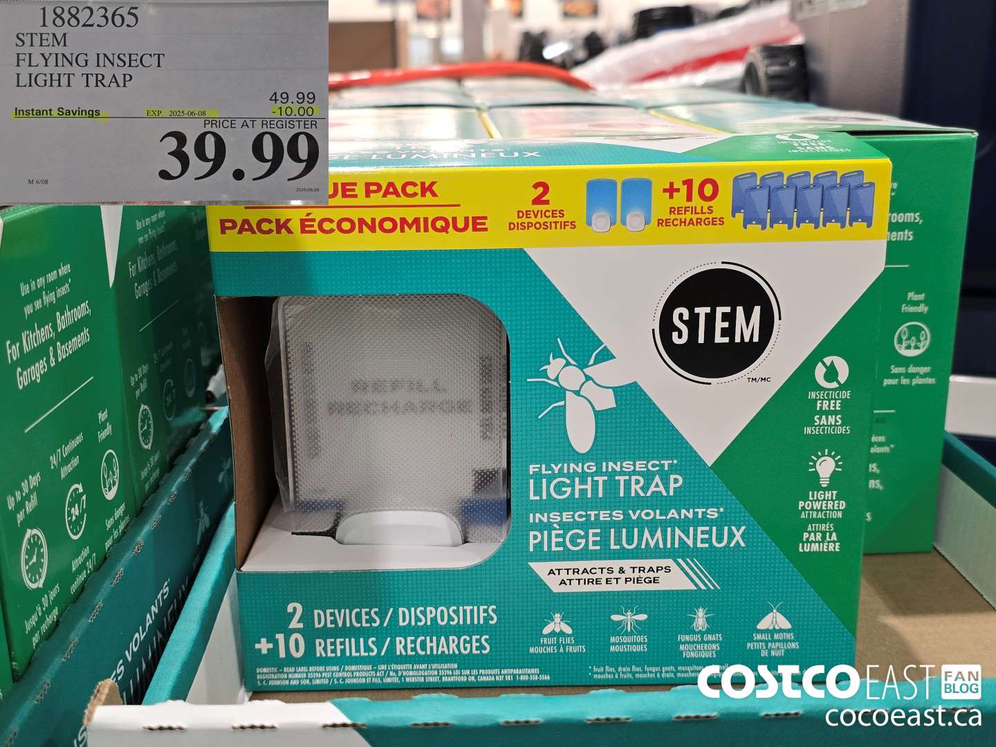 1882365 STEM FLYING INSECT LIGHT TRAP ($10.00 INSTANT SAVINGS EXPIRES ON 2025-06-08) $39.99