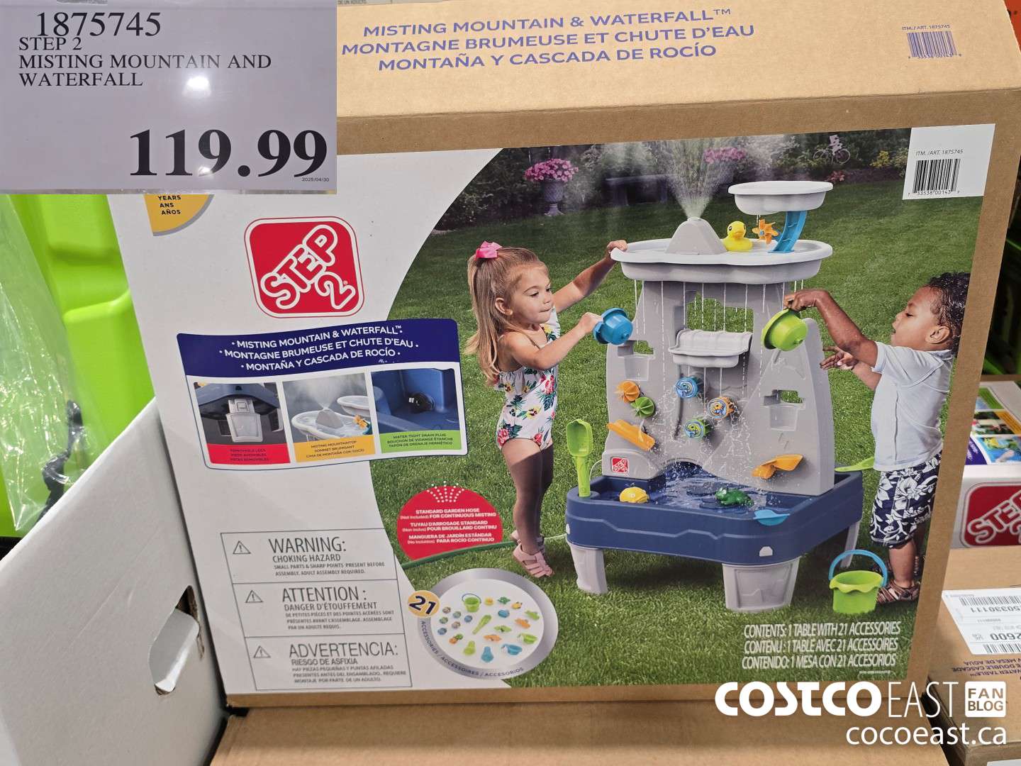 1875745 STEP 2 MISTING MOUNTAIN AND WATERFALL $119.99