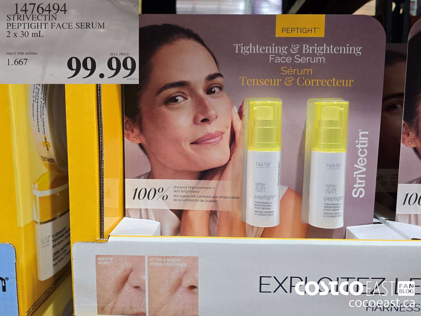 1476494 STRIVECTIN PEPTIGHT FACE SERUM 2 X 30 ML $99.99