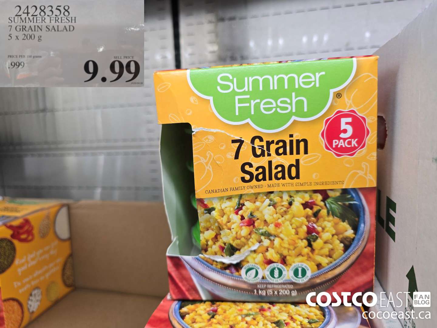 2428358 SUMMER FRESH 7 GRAIN SALAD 5 x 200 g $9.99