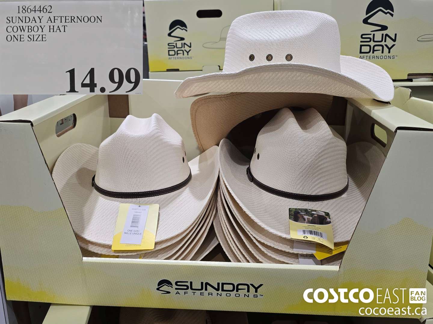 1864462 SUNDAY AFTERNOON COWBOY HAT ONE SIZE $14.99