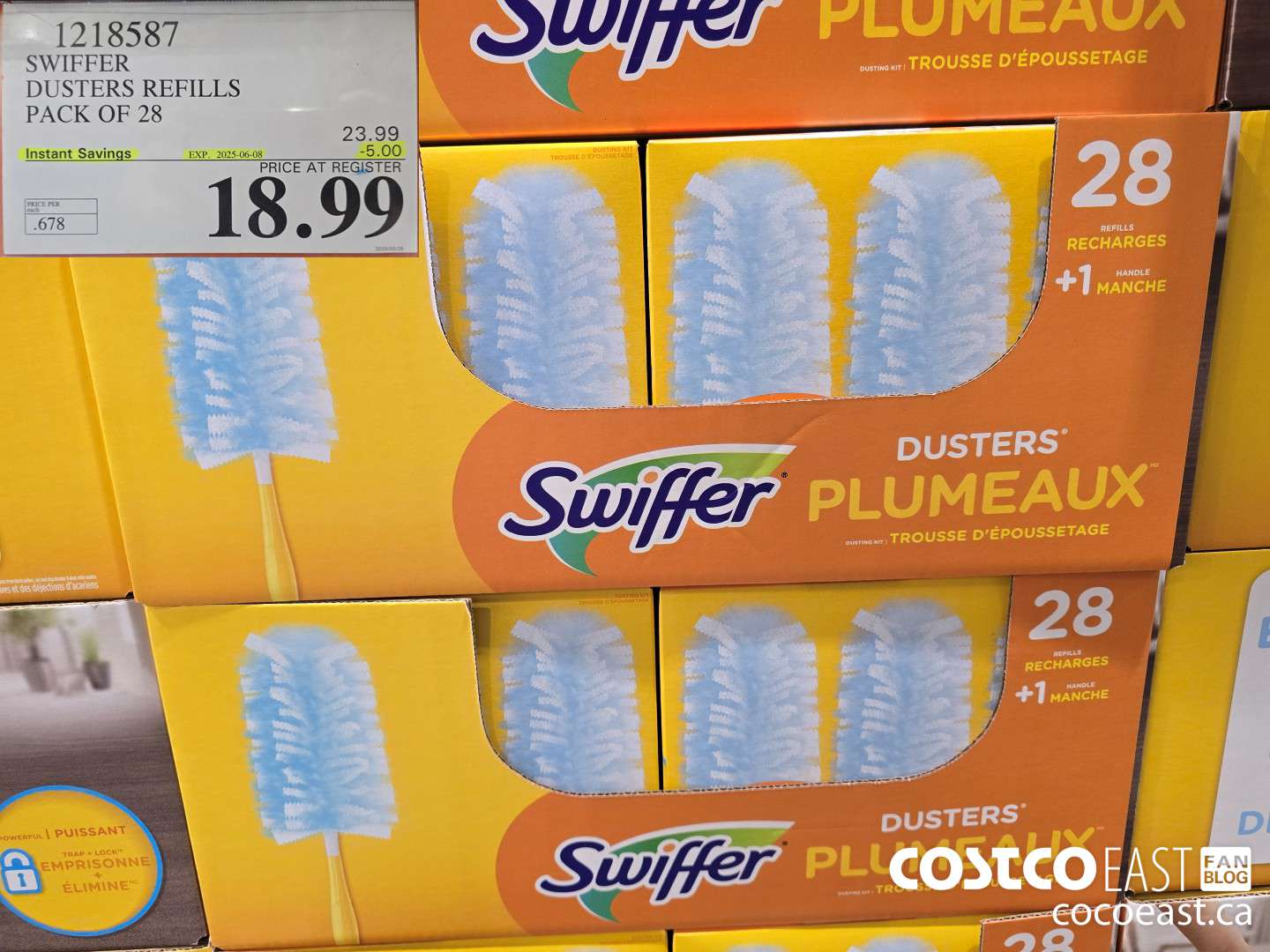 1218587 SWIFFER DUSTERS REFILLS PACK OF 28 ($5.00 INSTANT SAVINGS EXPIRES ON 2025-06-08) $18.99