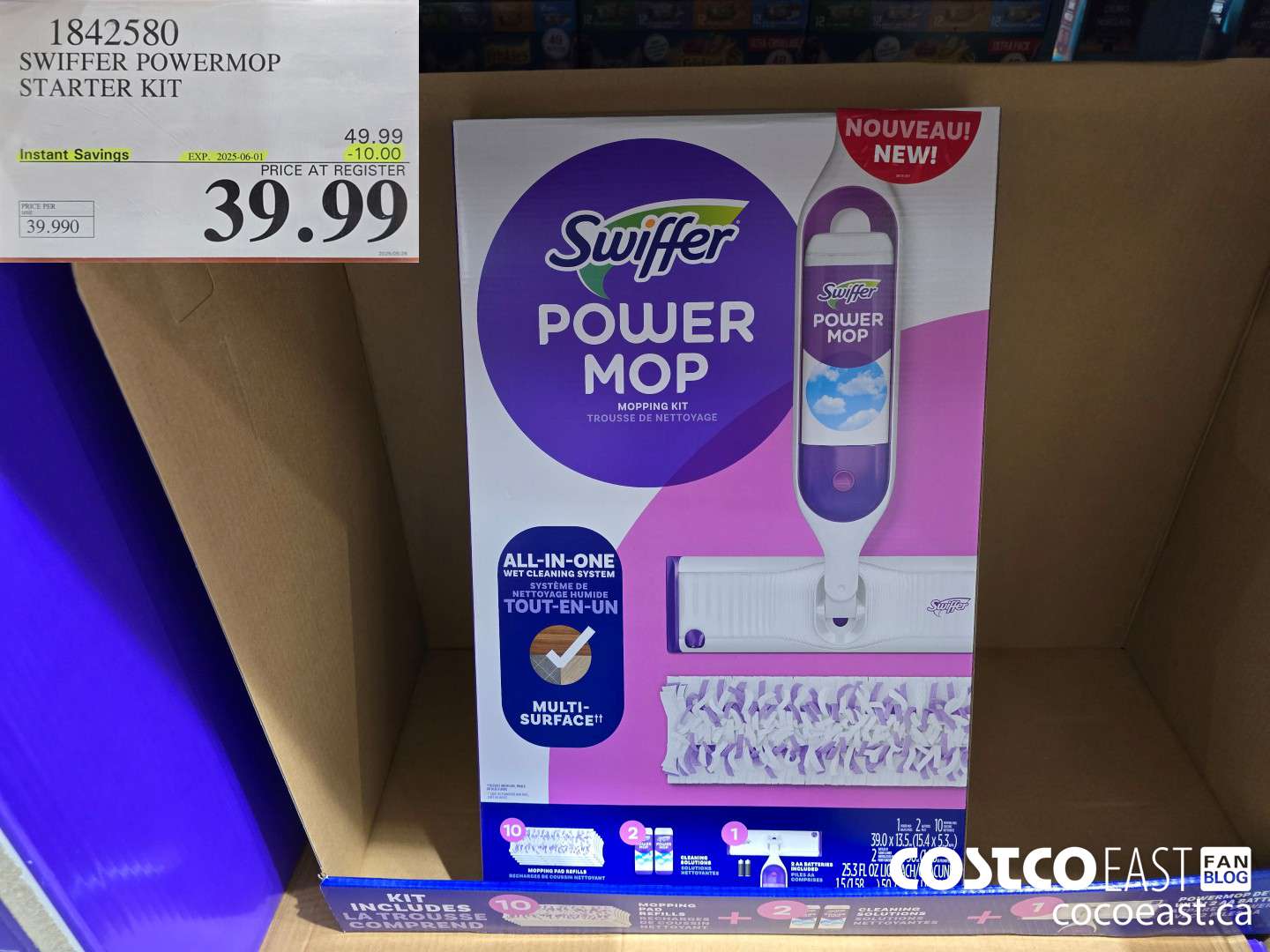 1842580 SWIFFER POWERMOP STARTER KIT ($10.00 INSTANT SAVINGS EXPIRES ON 2025-06-01) $39.99