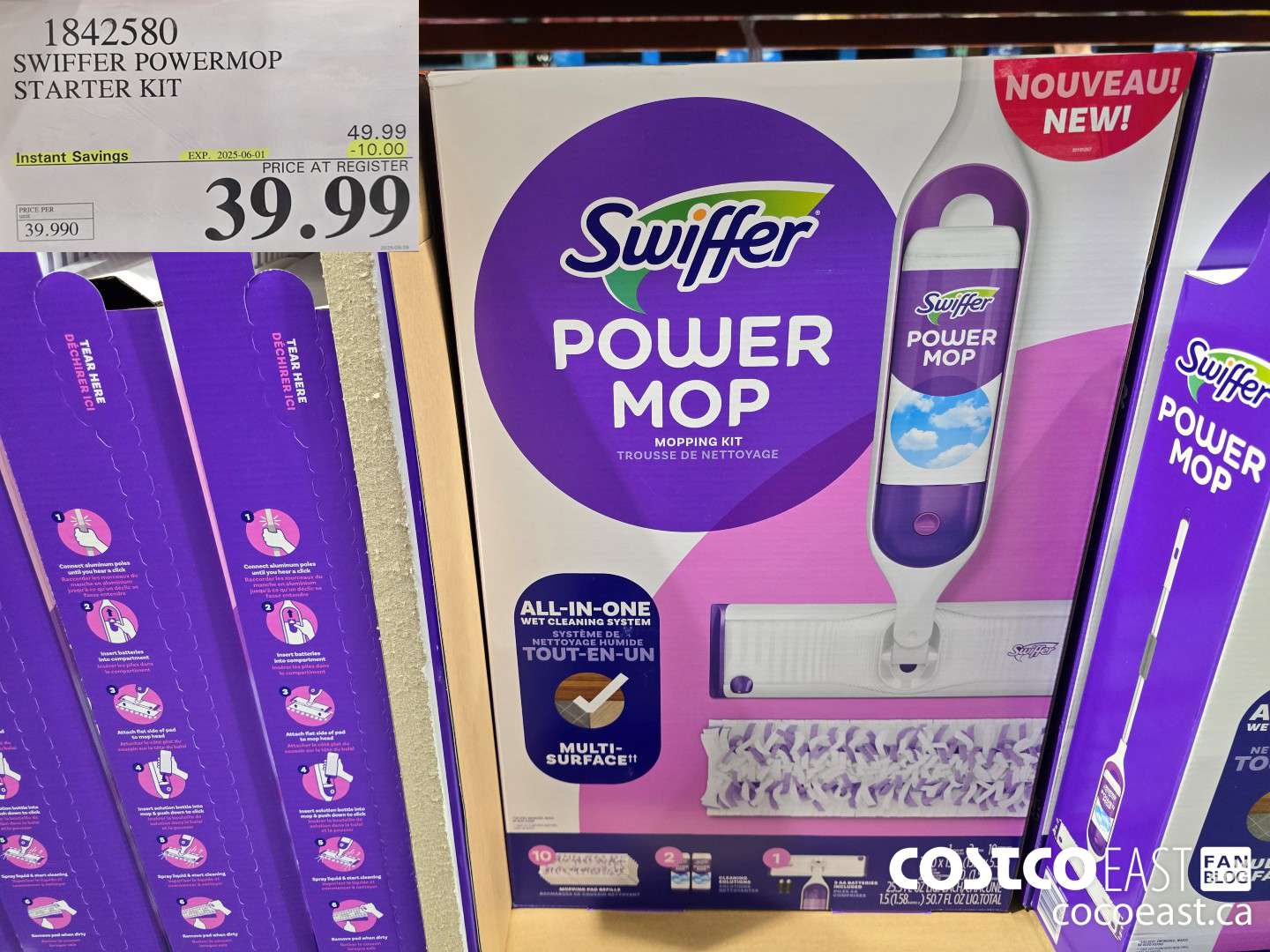 1842580 SWIFFER POWERMOP STARTER KIT ($10.00 INSTANT SAVINGS EXPIRES ON 2025-06-01) $39.99