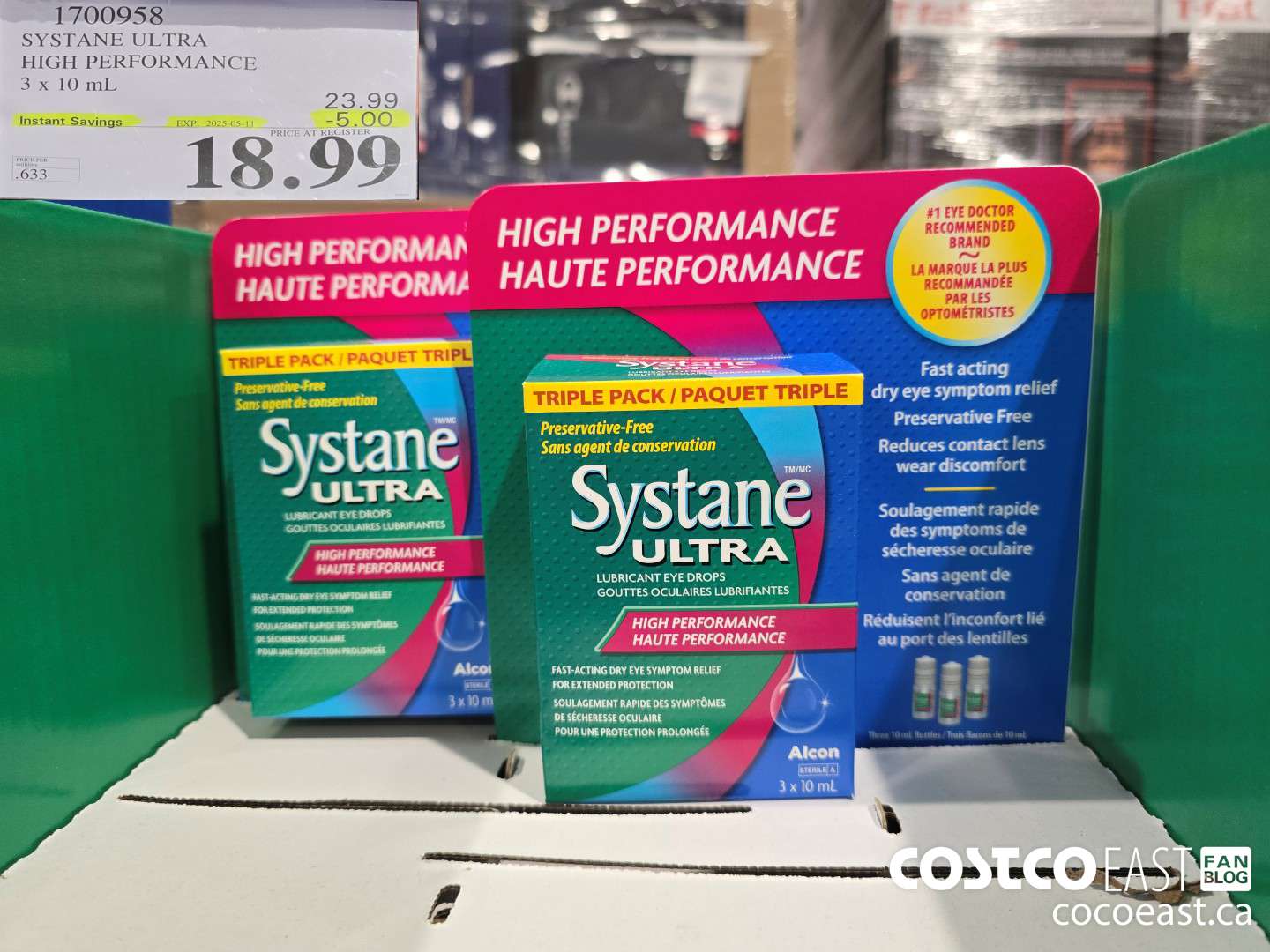 1700958 SYSTANE ULTRA PRESERVATIVE FREE 3 X 10 ML ($5.00 INSTANT SAVINGS EXPIRES ON 2025-05-11) $18.99