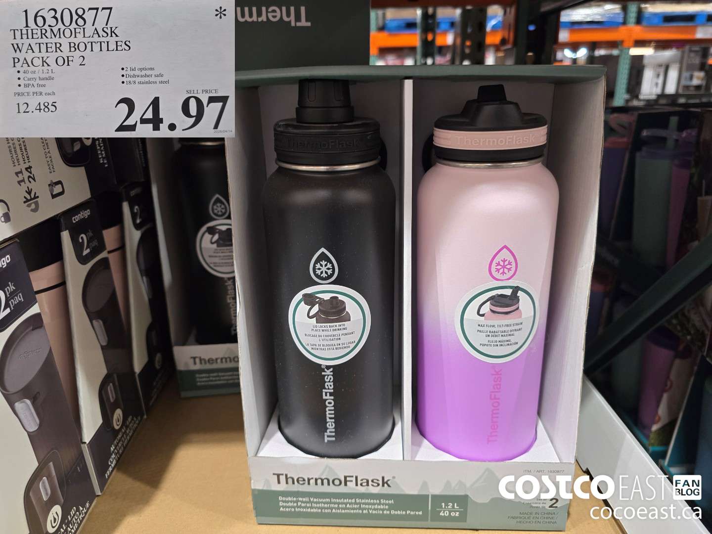 1630877 THERMOFLASK WATER BOTTLES $24.97