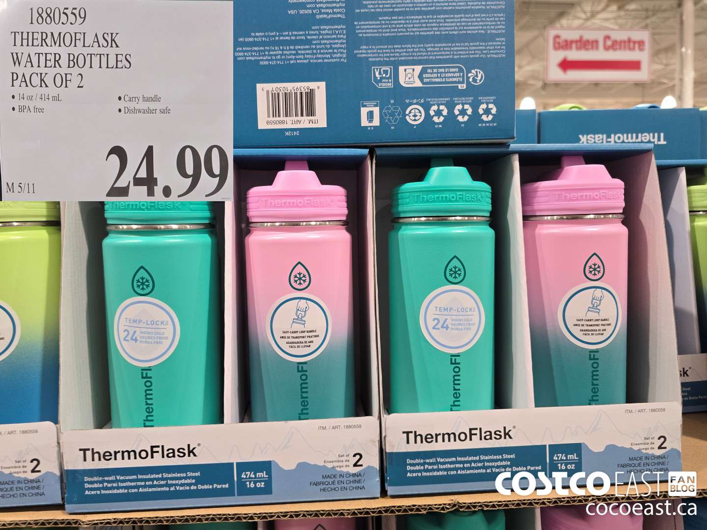 1880559 THERMOFLASK WATER BOTTLES PACK OF 2 $24.99
