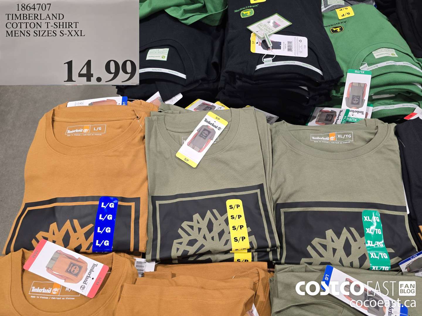 1864707 TIMBERLAND COTTON T-SHIRT MENS SIZES S-XXL $14.99