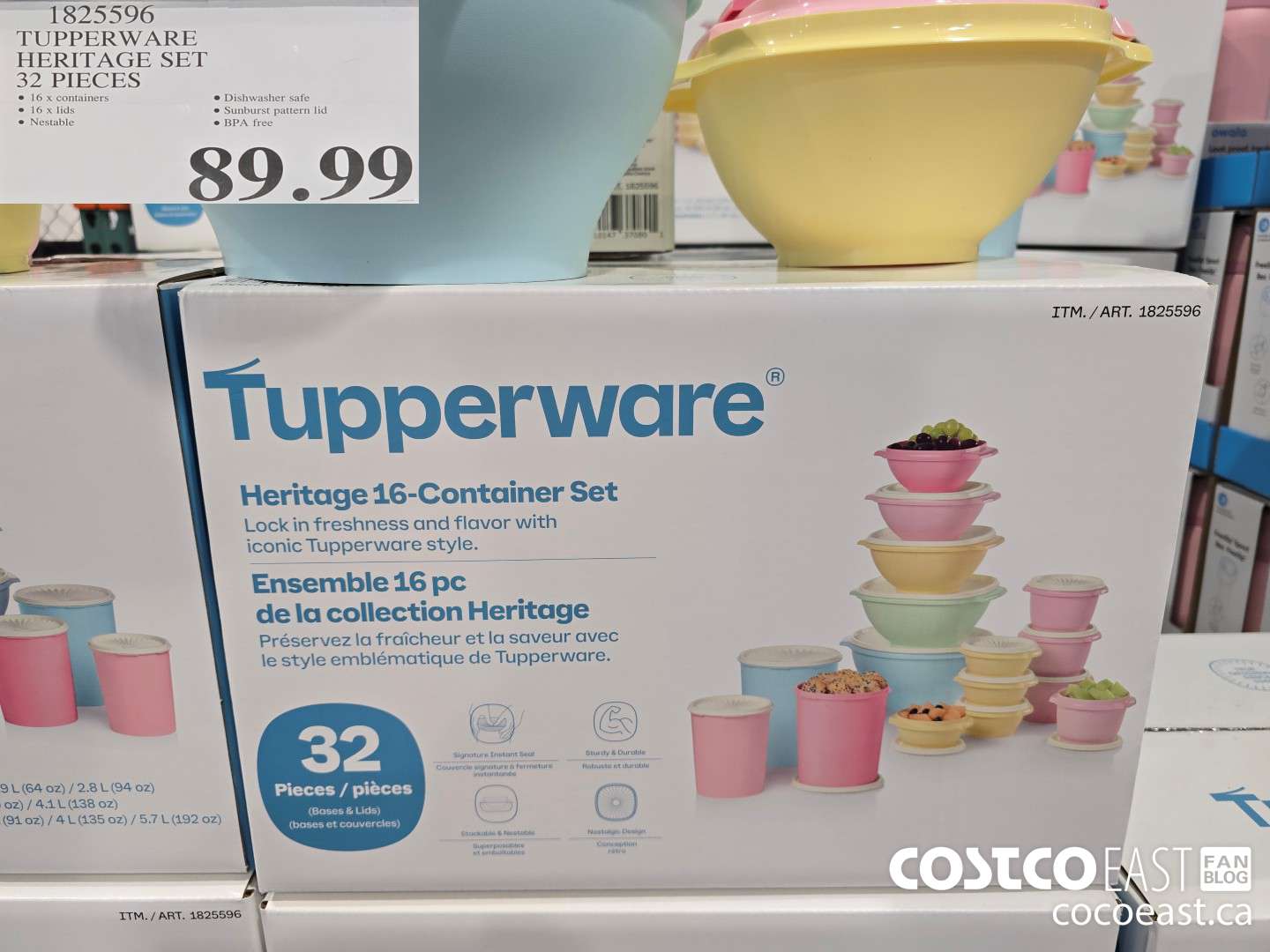 1825596 TUPPERWARE HERITAGE SET 32 PIECES  $89.99