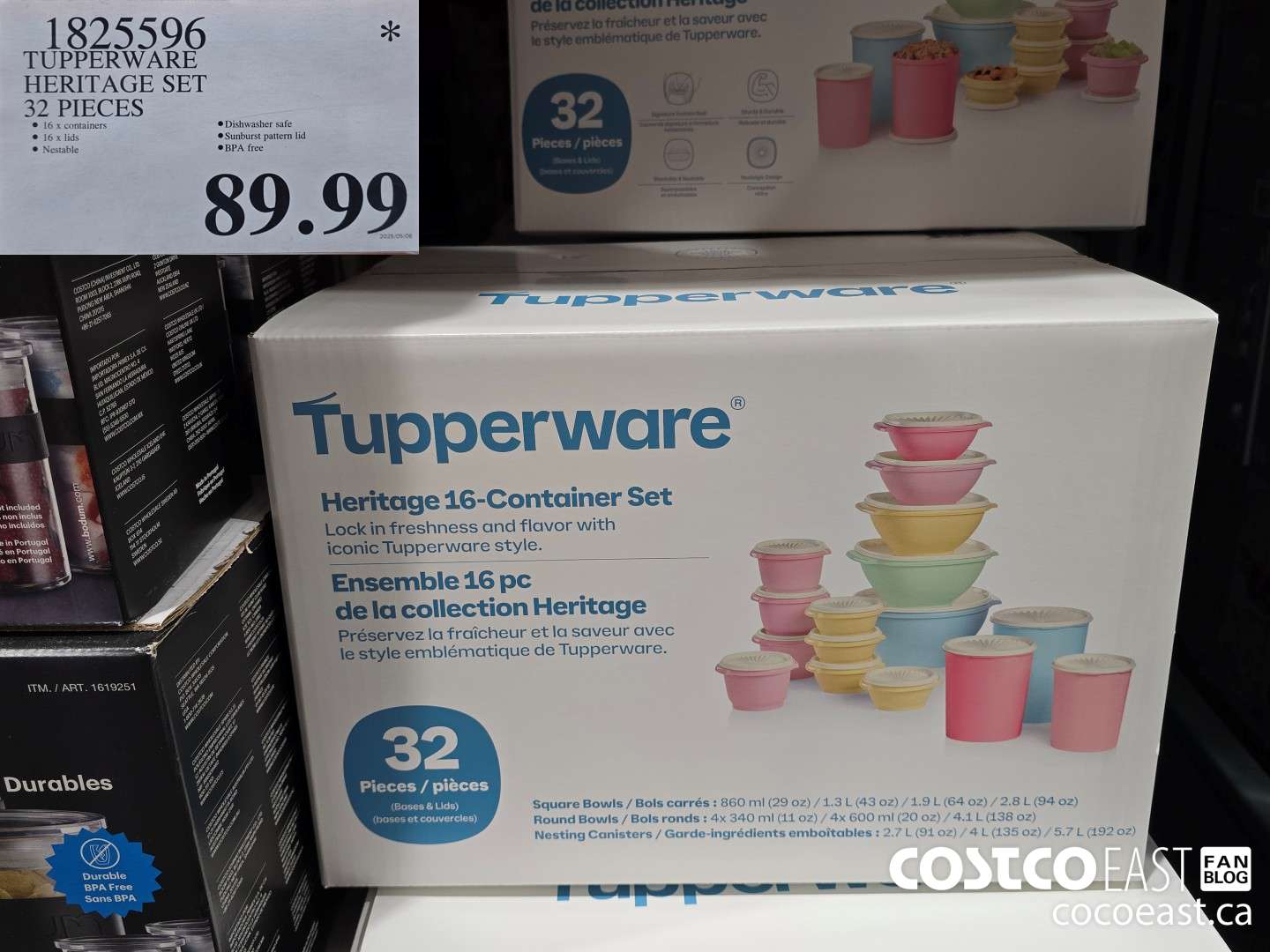 1825596 TUPPERWARE HERITAGE SET 32 PIECES  $89.99