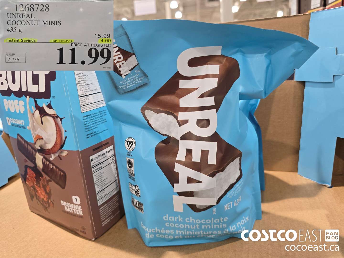 1268728 UNREAL COCONUT MINIS 435g ($4.00 INSTANT SAVINGS EXPIRES ON 2025-05-29) $11.99