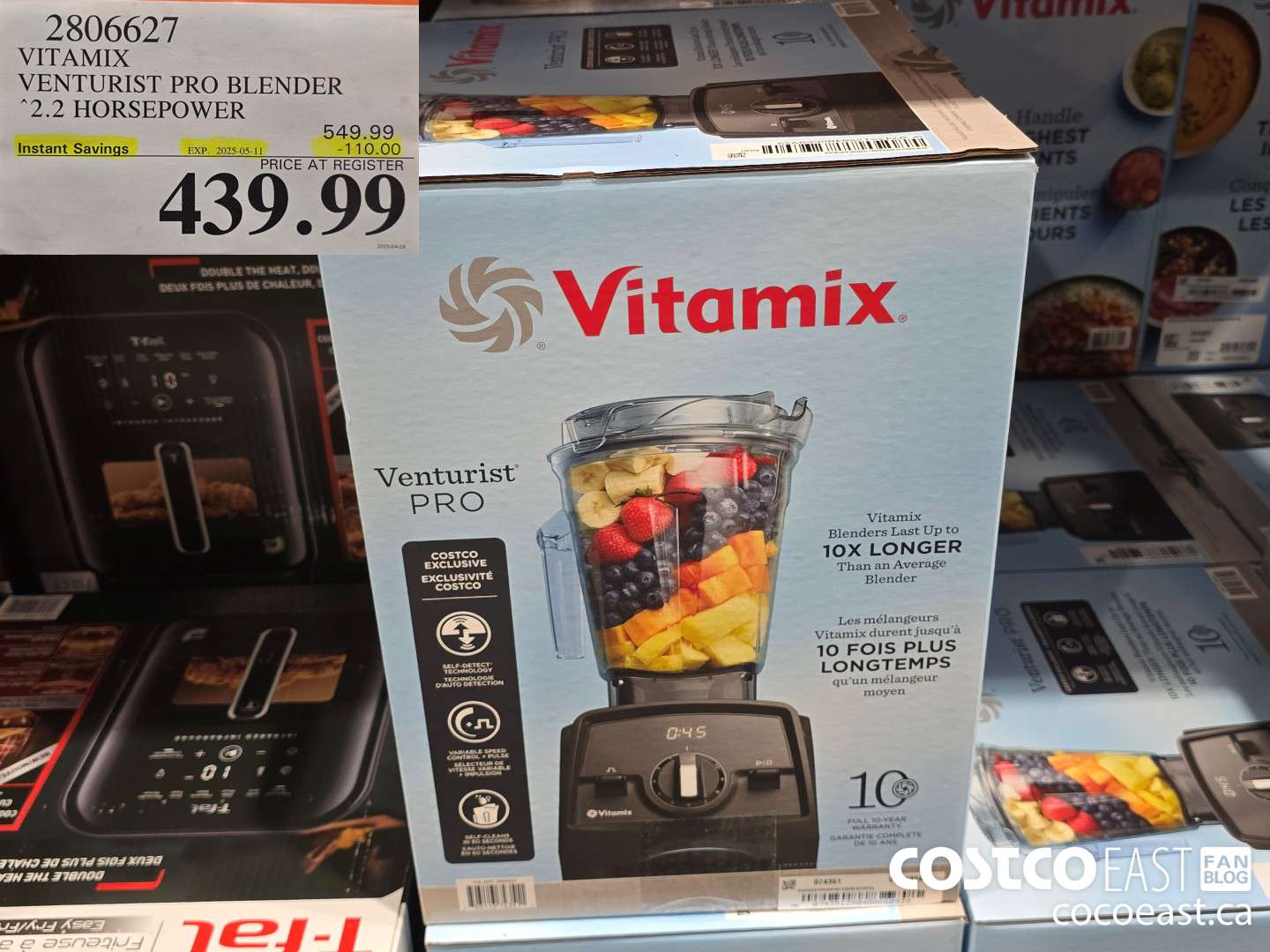 2806627 VITAMIX VENTURIST PRO BLENDER 2.2 HORSEPOWER ($110.00 INSTANT SAVINGS EXPIRES ON 2025-05-11) $439.99