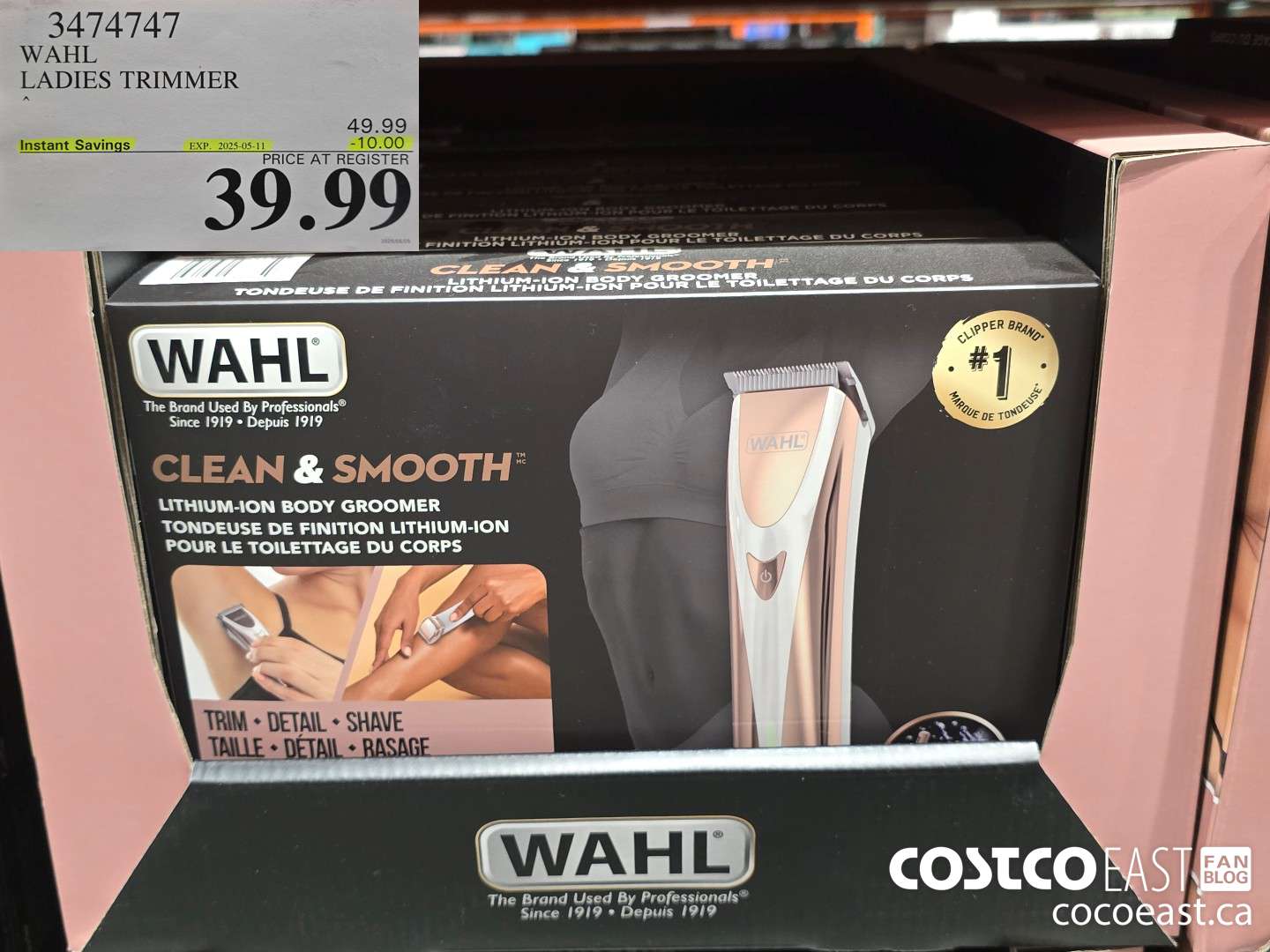 3474747 WAHL LADIES TRIMMER ($10.00 INSTANT SAVINGS EXPIRES ON 2025-05-11) $39.99