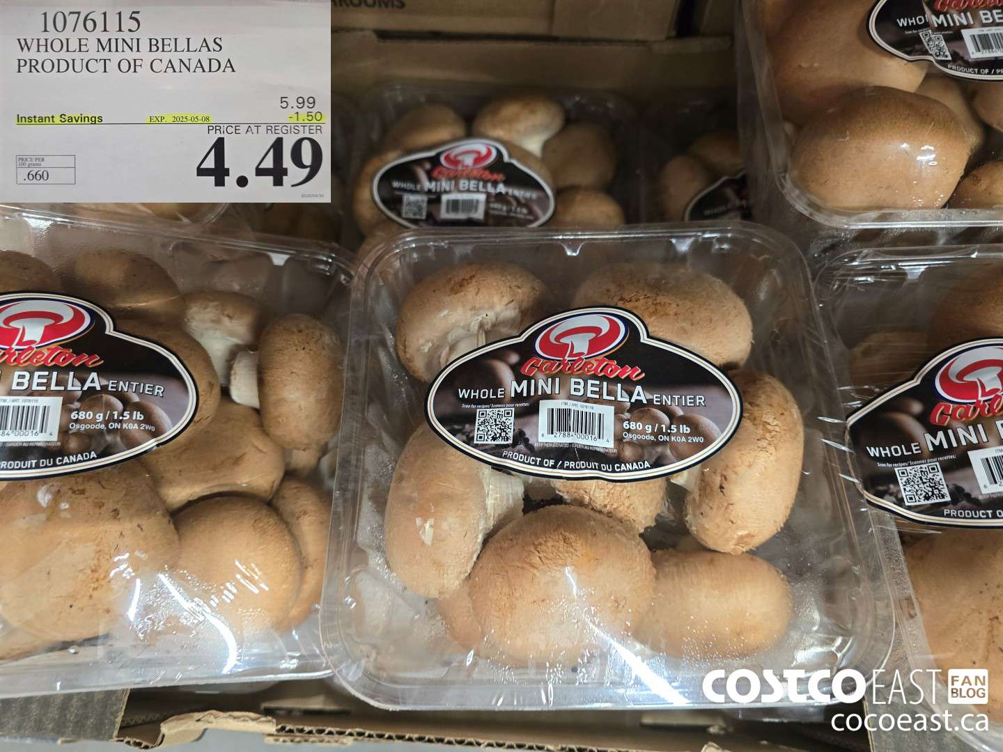 1076115 WHOLE MINI BELLAS PRODUCT OF CANADA ($1.50 INSTANT SAVINGS EXPIRES ON 2025-05-08) $4.49