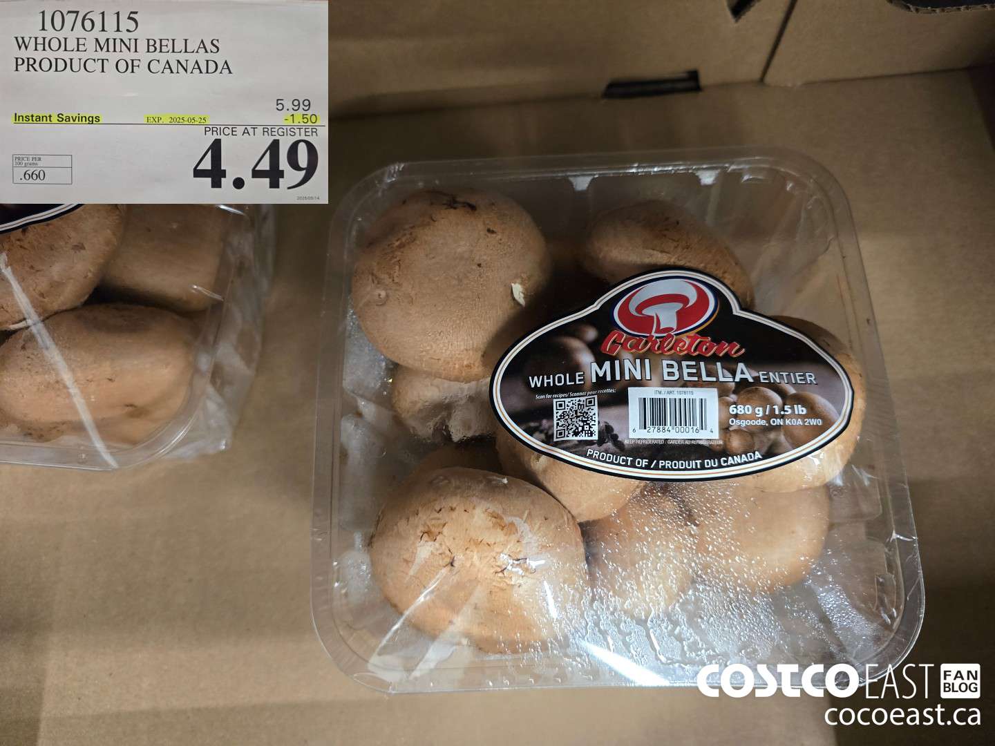 1076115 WHOLE MINI BELLAS PRODUCT OF CANADA ($1.50 INSTANT SAVINGS EXPIRES ON 2025-05-25) $4.49