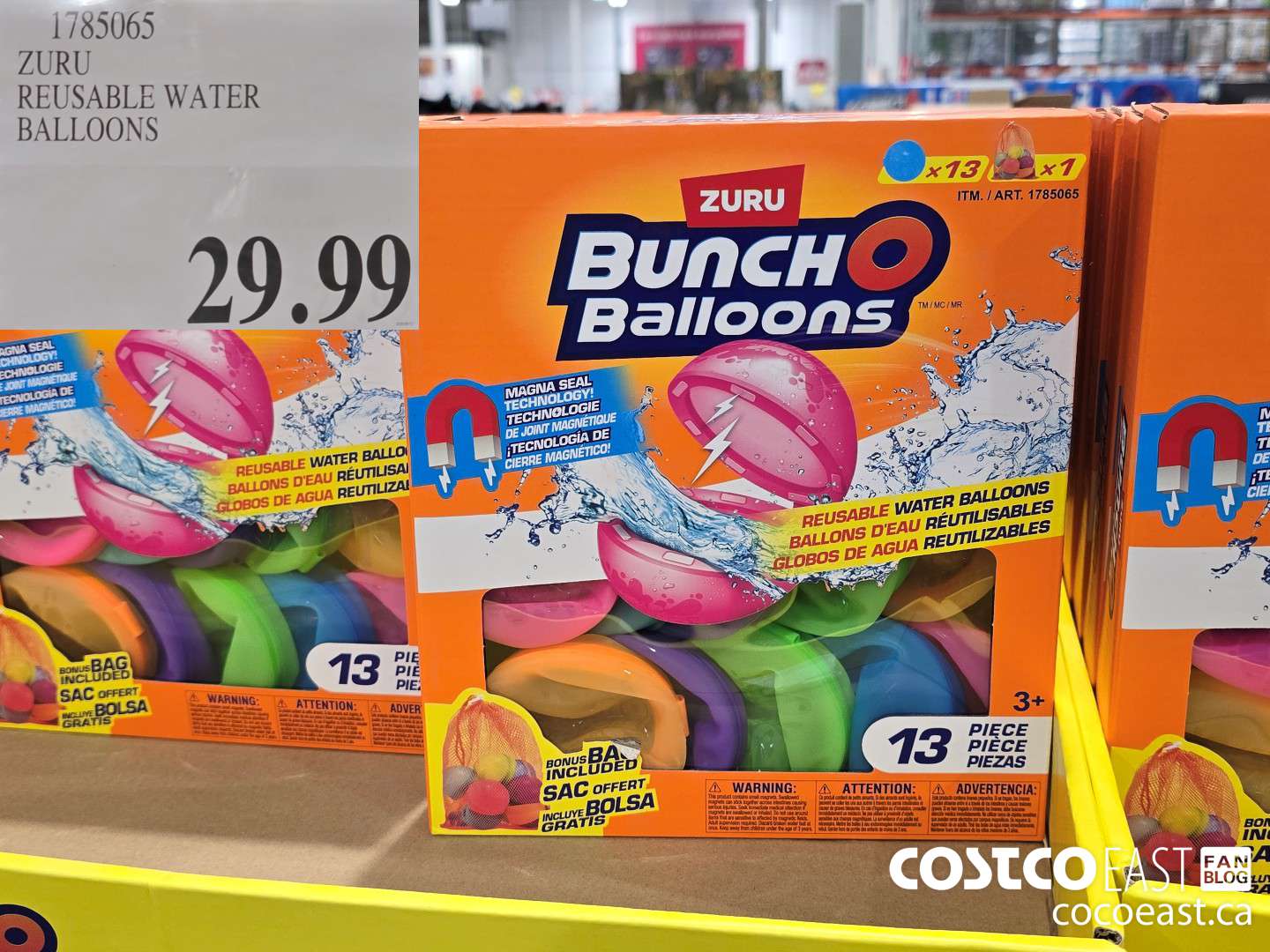 1785065 ZURU REUSABLE WATER BALLOONS $29.99