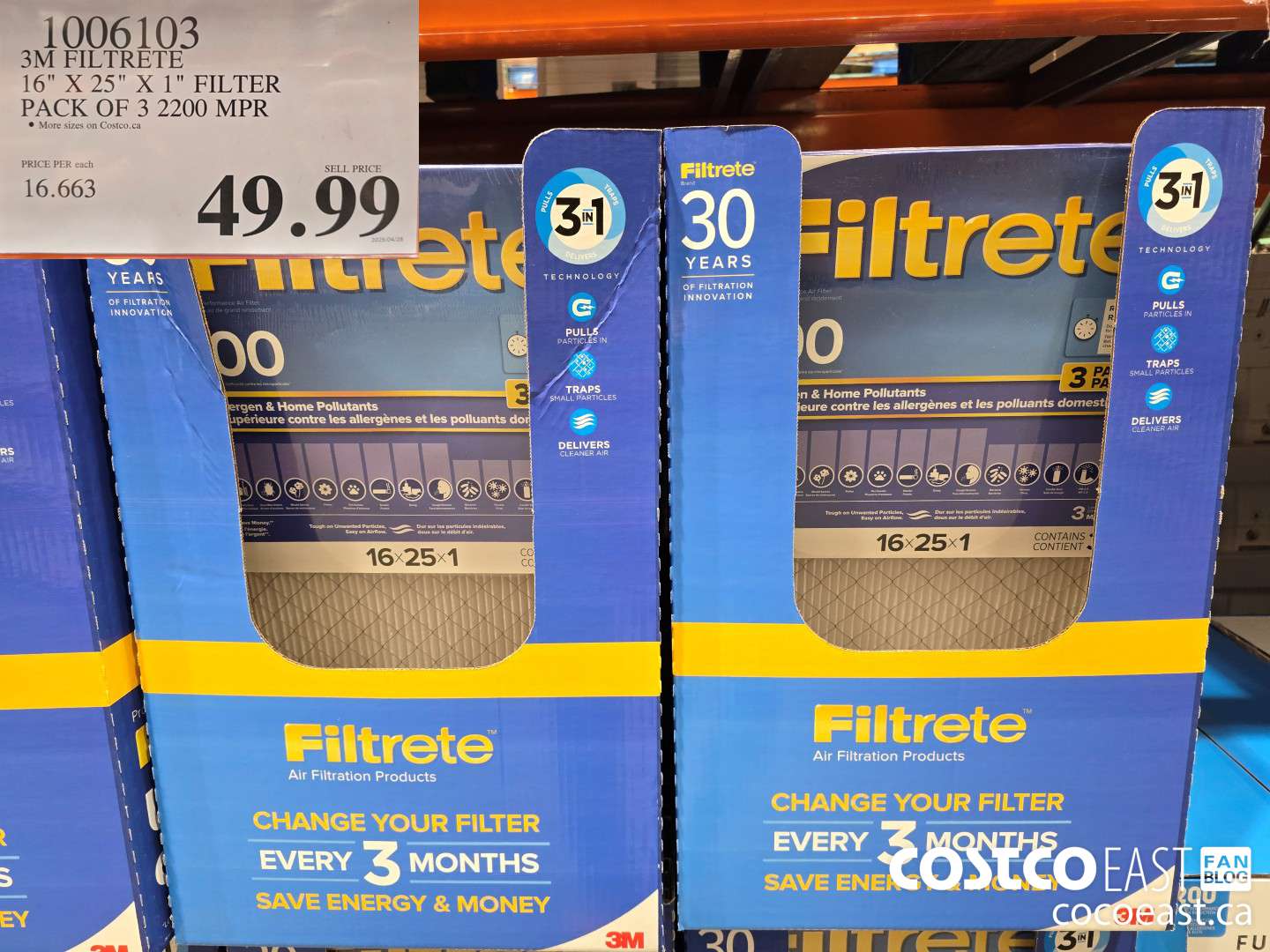 1006103 3M FILTRETE 16