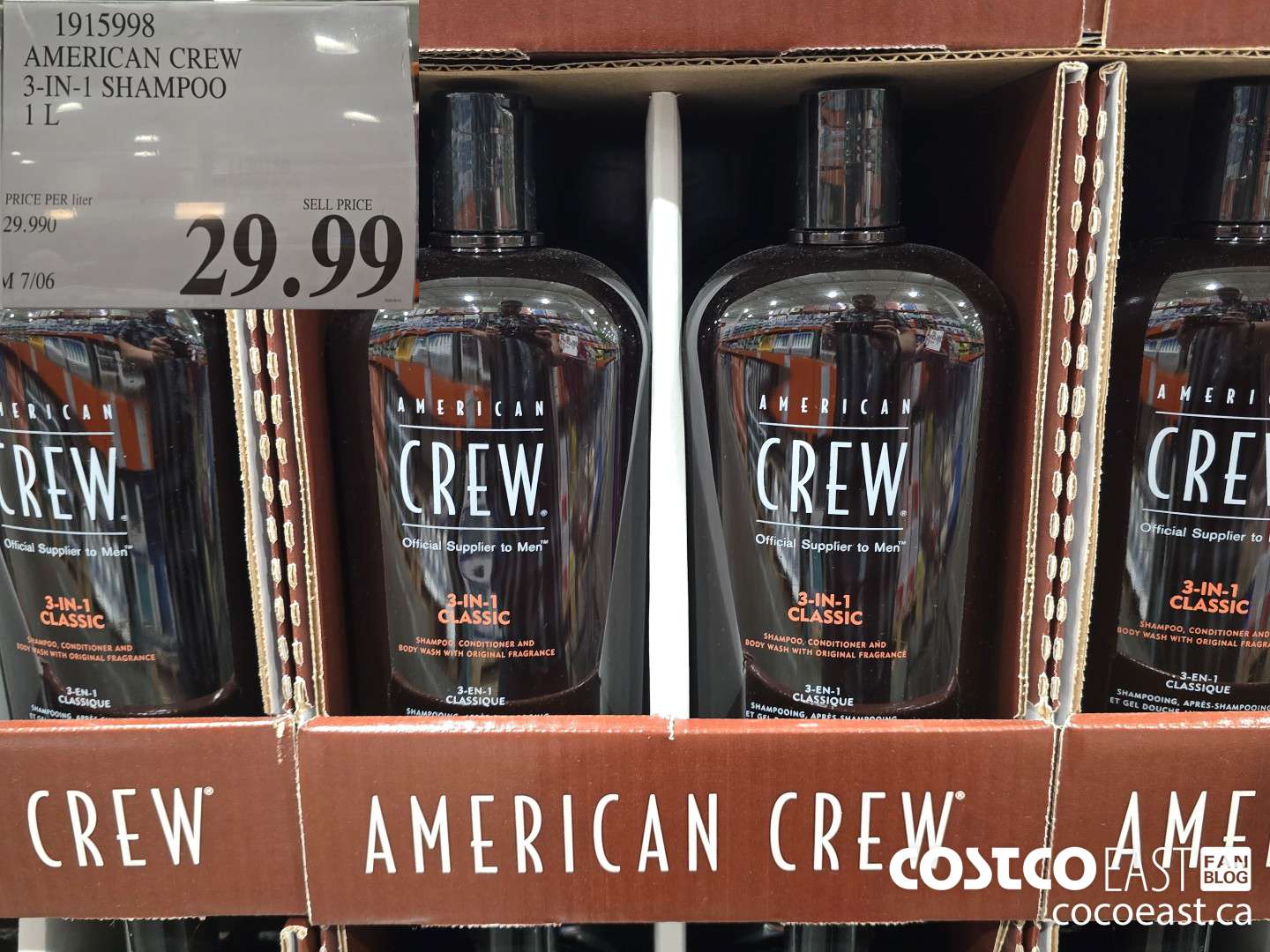 1915998 AMERICAN CREW 3-IN-1 SHAMPOO 1 L $29.99