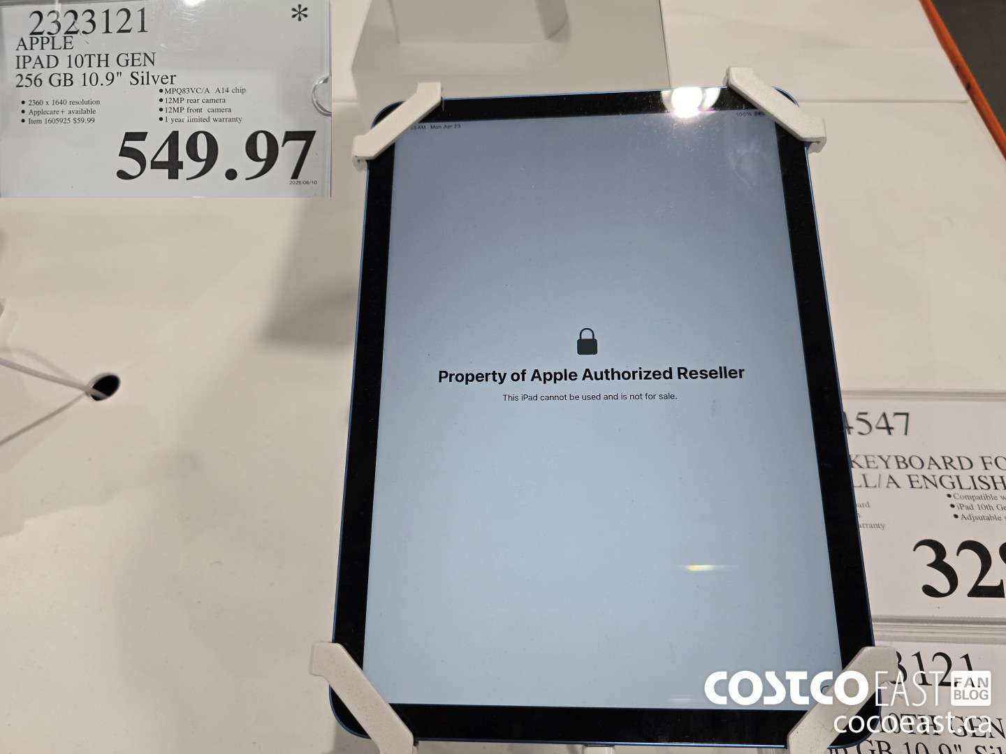 2323121 APPLE IPAD 10TH GEN 256 GB 10.9