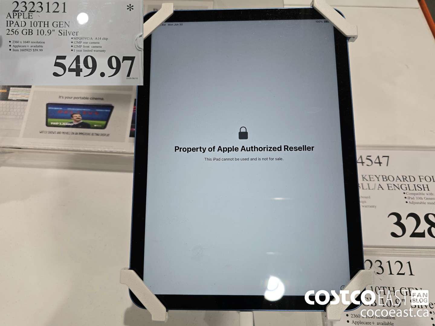 2323121 APPLE IPAD 10TH GEN 256 GB 10.9