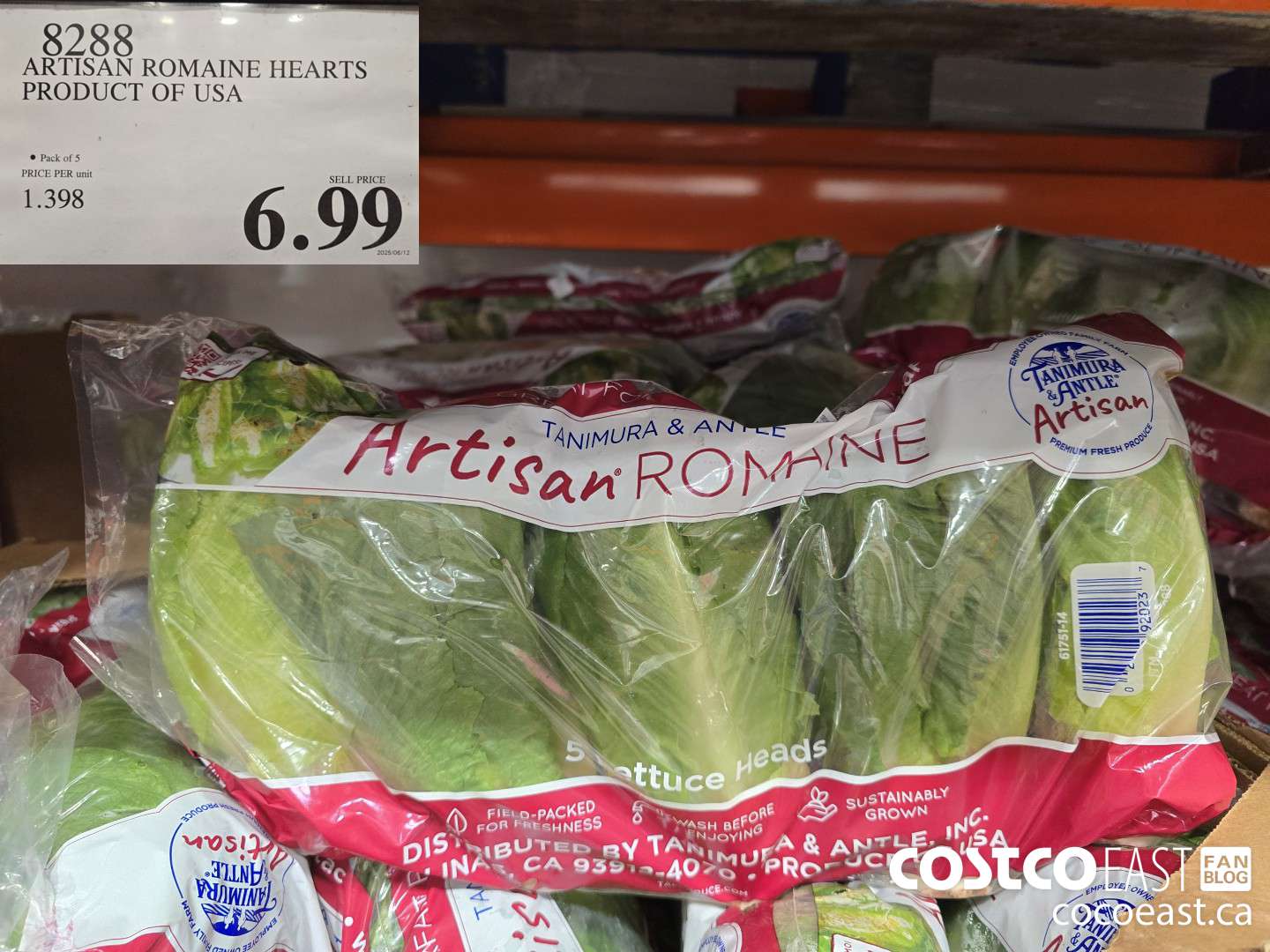 8288 ARTISAN ROMAINE HEARTS PRODUCT OF USA $6.99