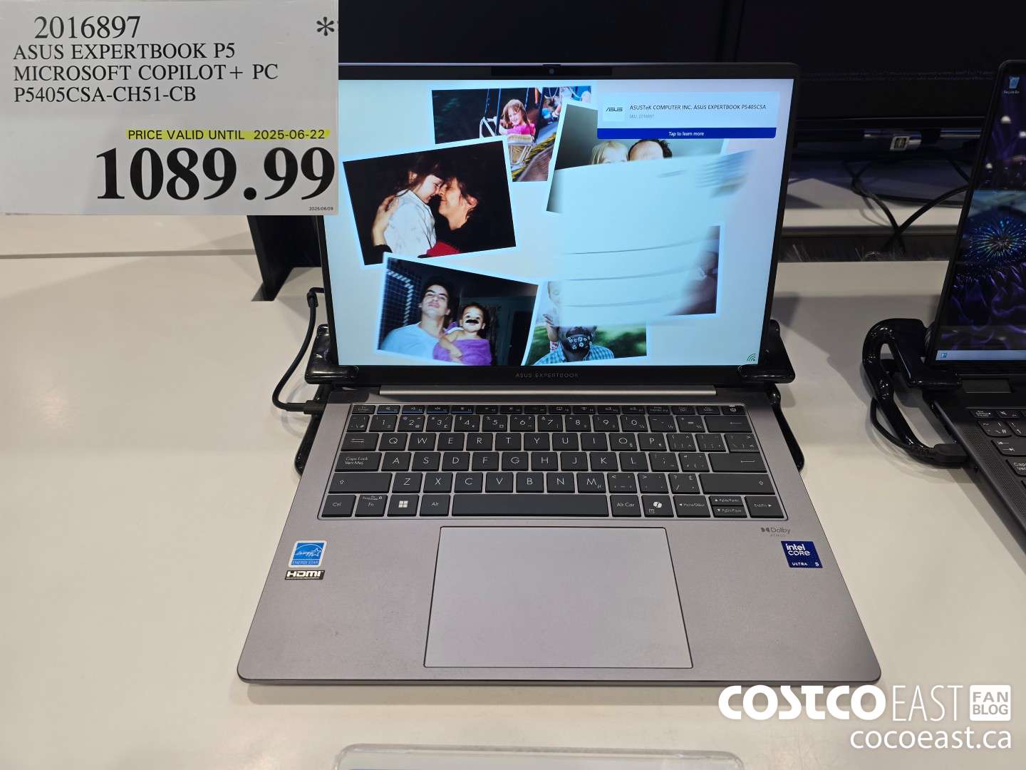 2016897 ASUS EXPERTBOOK P5 MICROSOFT COPILOT+ PC P5405CSA-CHS51-CB $1089.99