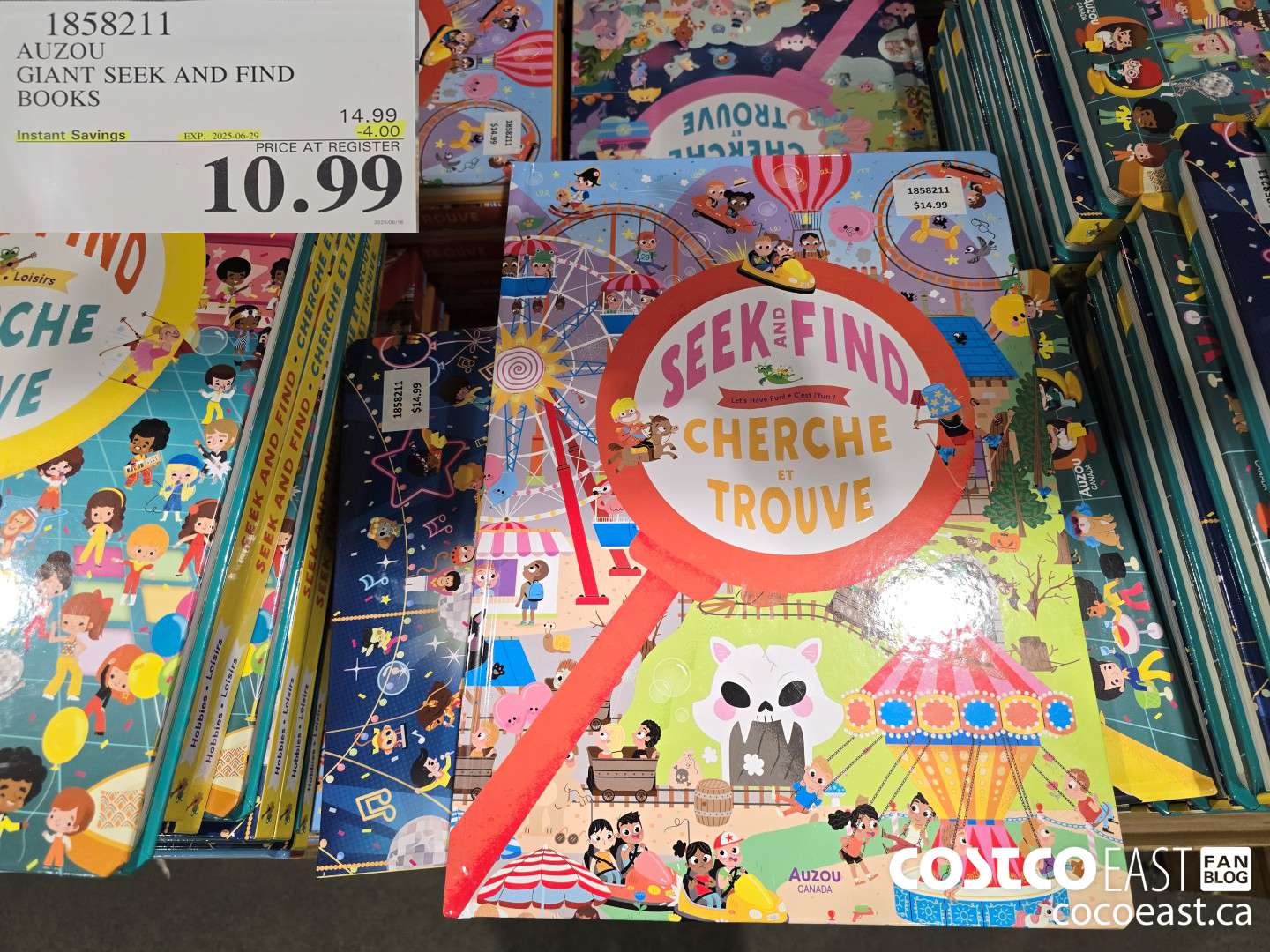 1858211 AUZOU GIANT SEEK AND FIND BOOKS ($4.00 INSTANT SAVINGS EXPIRES ON 2025-06-29) $10.99