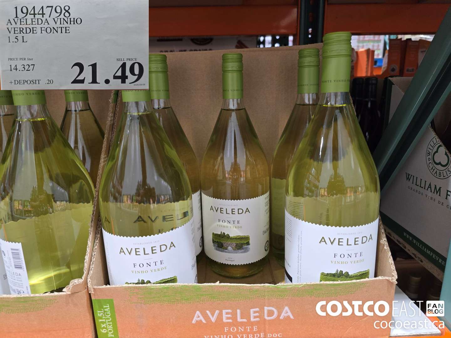 1944798 AVELEDA VINHO VERDE FONTE 1.5 L $21.49