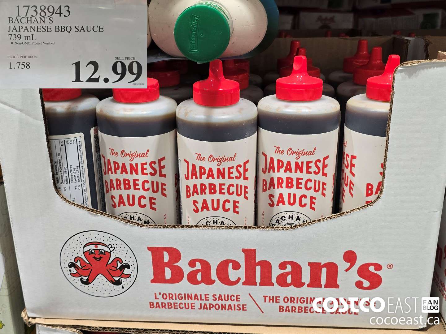 1738943 BACHAN'S JAPANESE BBQ 739 mL $12.99