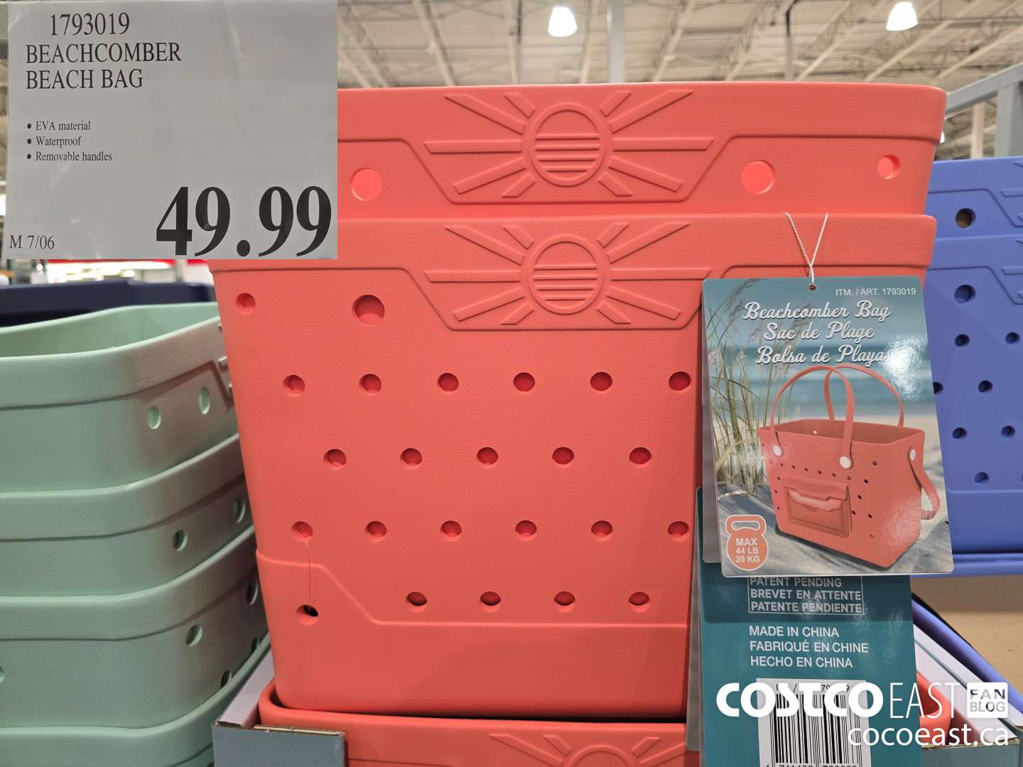 1793019 BEACHCOMBER BEACH BAG $49.99