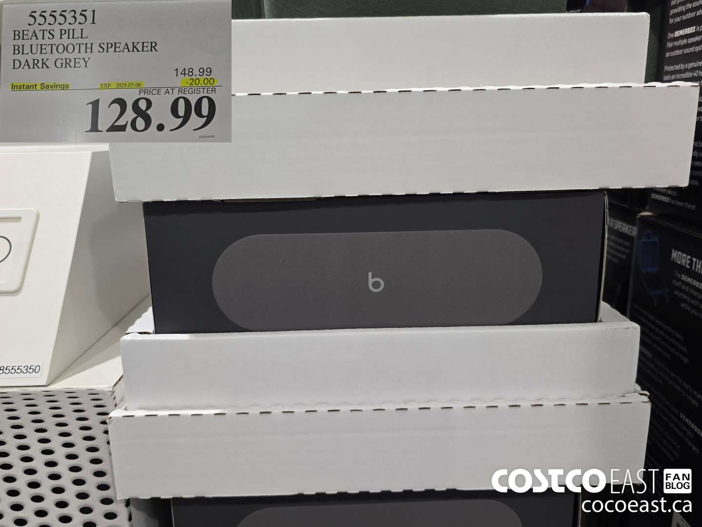 5555351 BEATS PILL BLUETOOTH SPEAKER DARK GREY ($20.00 INSTANT SAVINGS EXPIRES ON 2025-07-06) $128.99