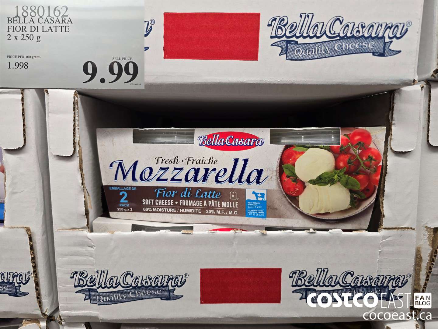 1880162 BELLA CASARA FIOR DI LATTE 2 x 250 g $9.99