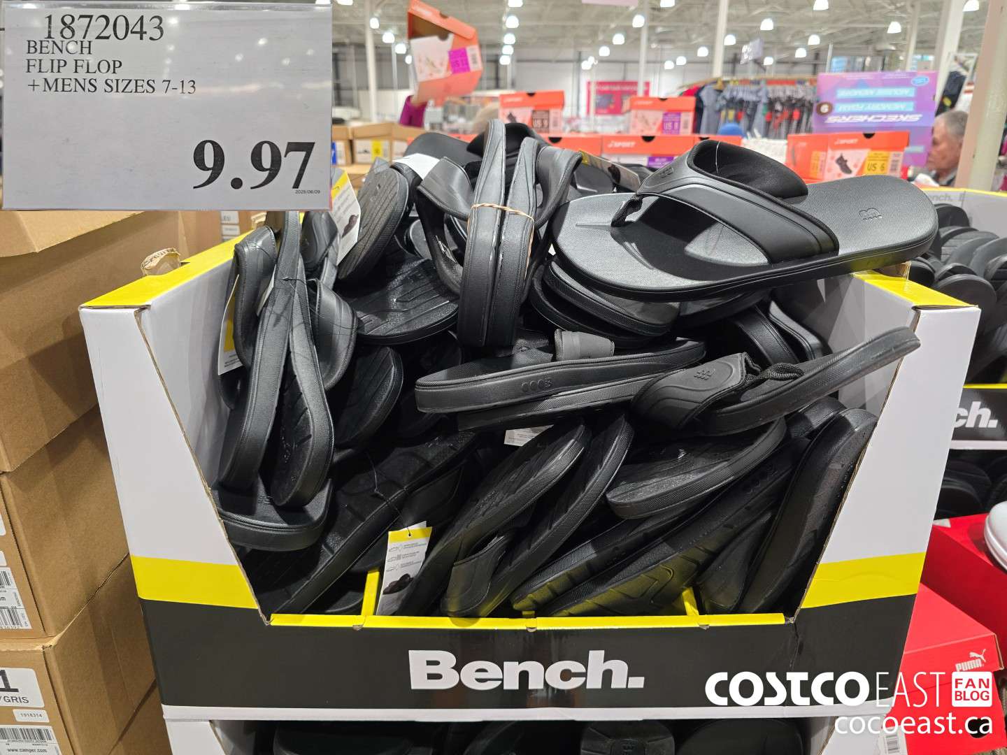 1872043 BENCH FLIP FLOP + MENS SIZES 7-13 $9.97