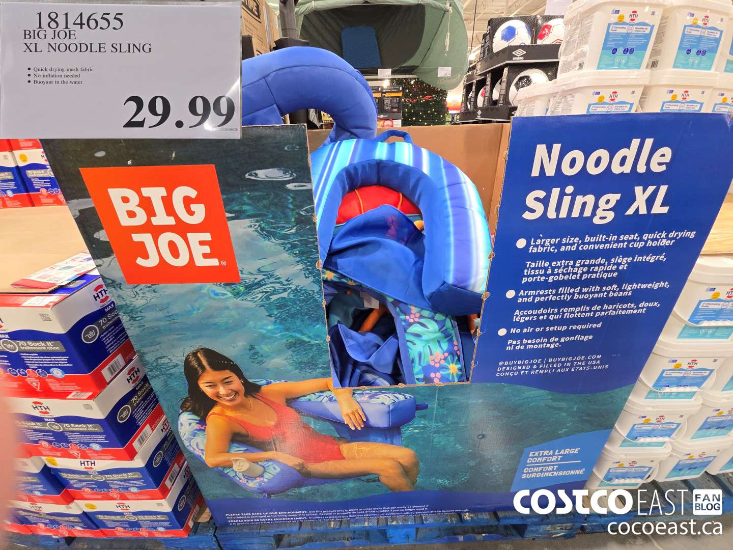 1814655 BIG JOE XL NOODLE SLING  $29.99