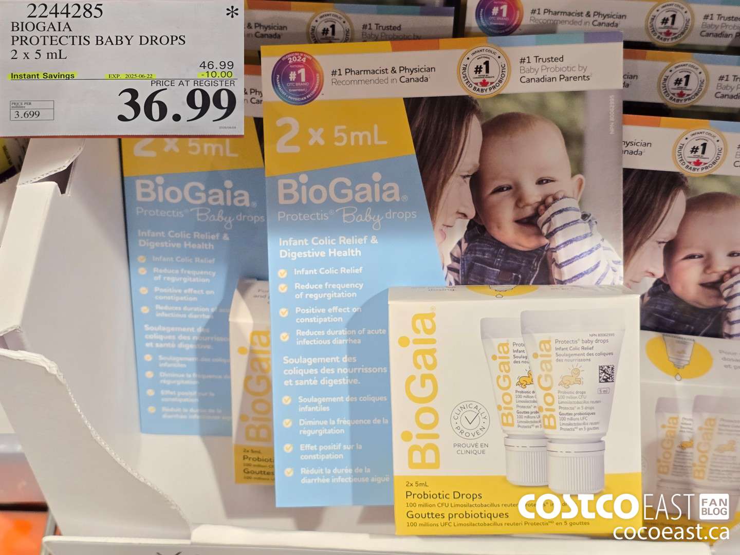 2244285 BIOGAIA PROTECTIS BABY DROPS 2 X 5 ML ($10.00 INSTANT SAVINGS EXPIRES ON 2025-06-22) $36.99