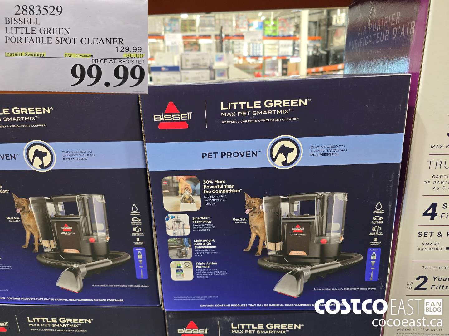 2883529 BISSELL LITTLE GREEN PORTABLE SPOT CLEANER ($30.00 INSTANT SAVINGS EXPIRES ON 2025-06-08) $99.99